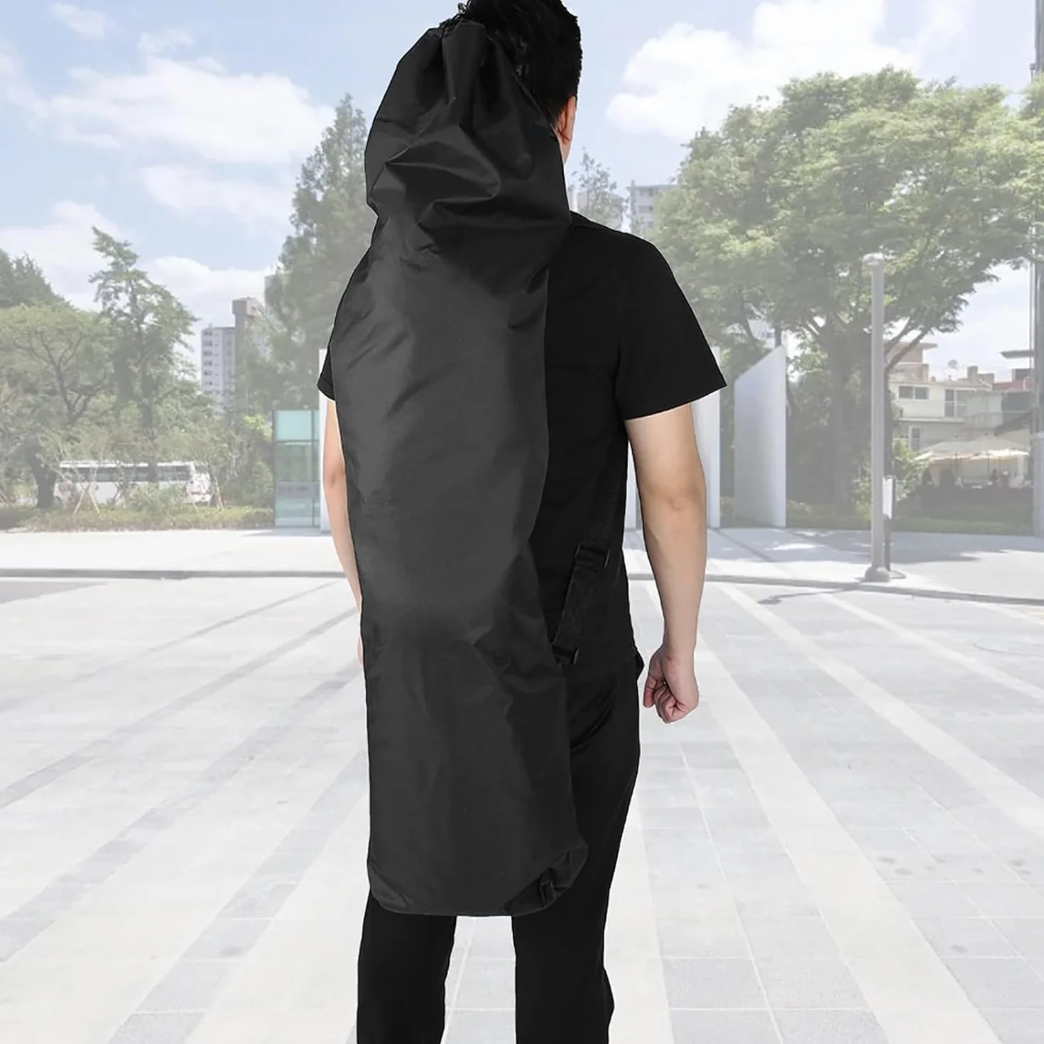 Sac Longboard Transport Tissu Oxford 600D BANDOULIÈRE RÉGLABLE Vere Let Sports Plein Air