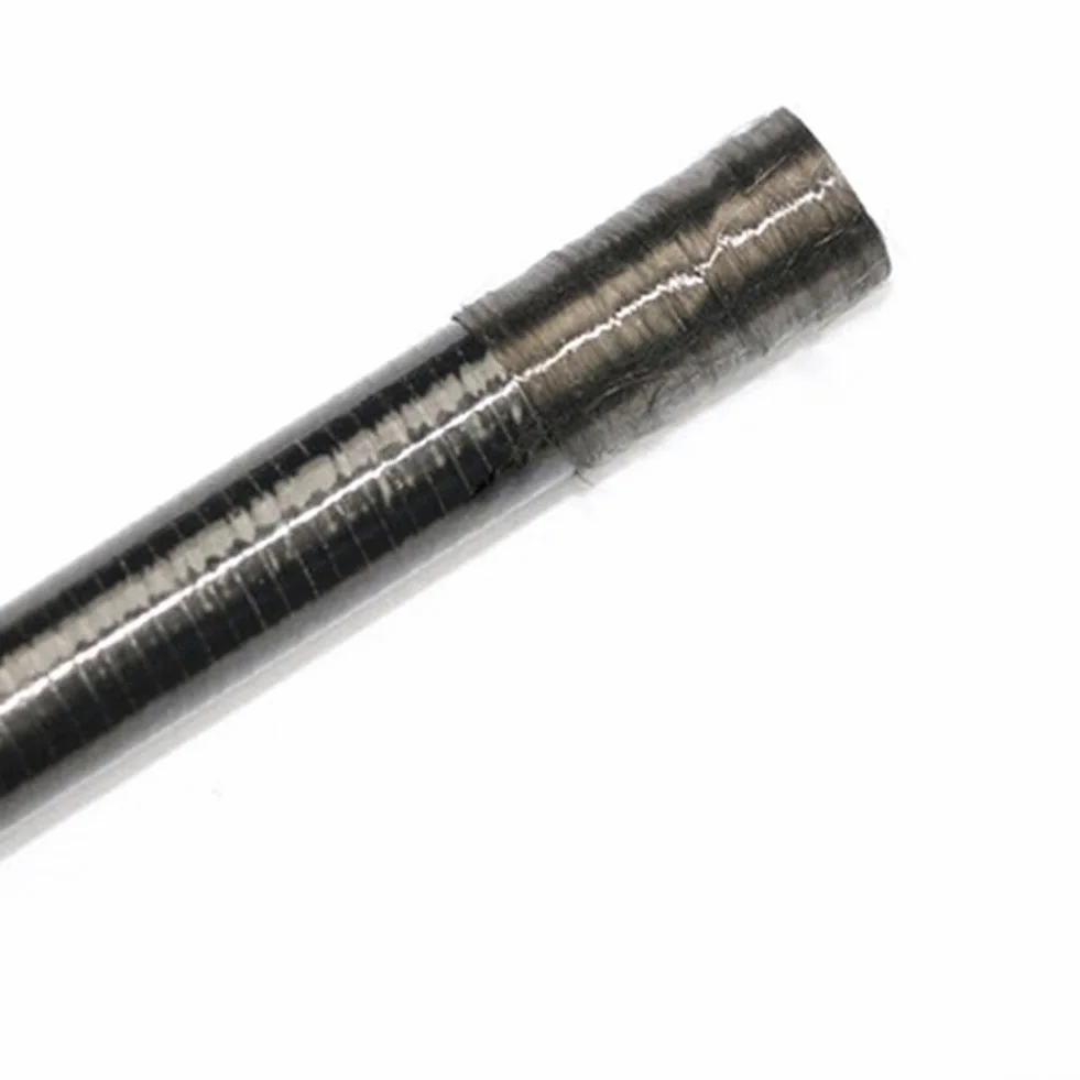 Fil de construction en fibre de carbone 5 m avec anneau de guidage pour canne à pêche