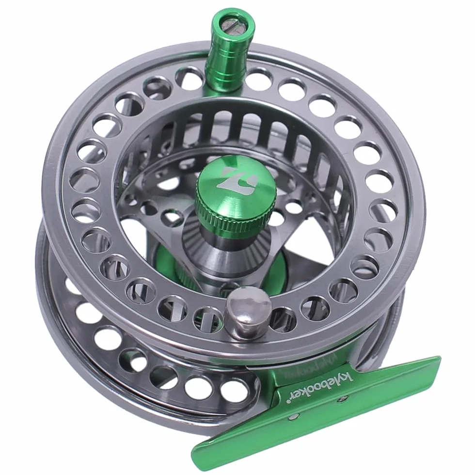 Kylebooker Moulinet Anti-oxydant Ultra léger Corps Alliage Aluminium CNC Pêche Mouche Bobine Taille 3/4 5/6 7/8