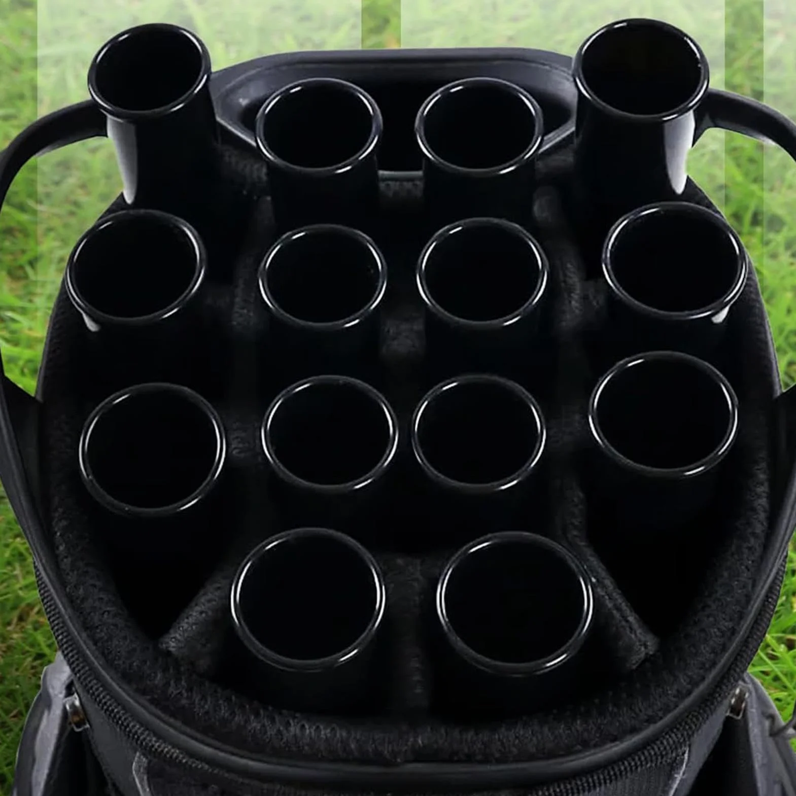 Organiseur de Sac de Golf | Tubes de Club de Golf | 14 séparateurs de Rechange pour Sac de Golf Pl-astic de qualité supérieure, Support de Club renforcé pour Adultes
