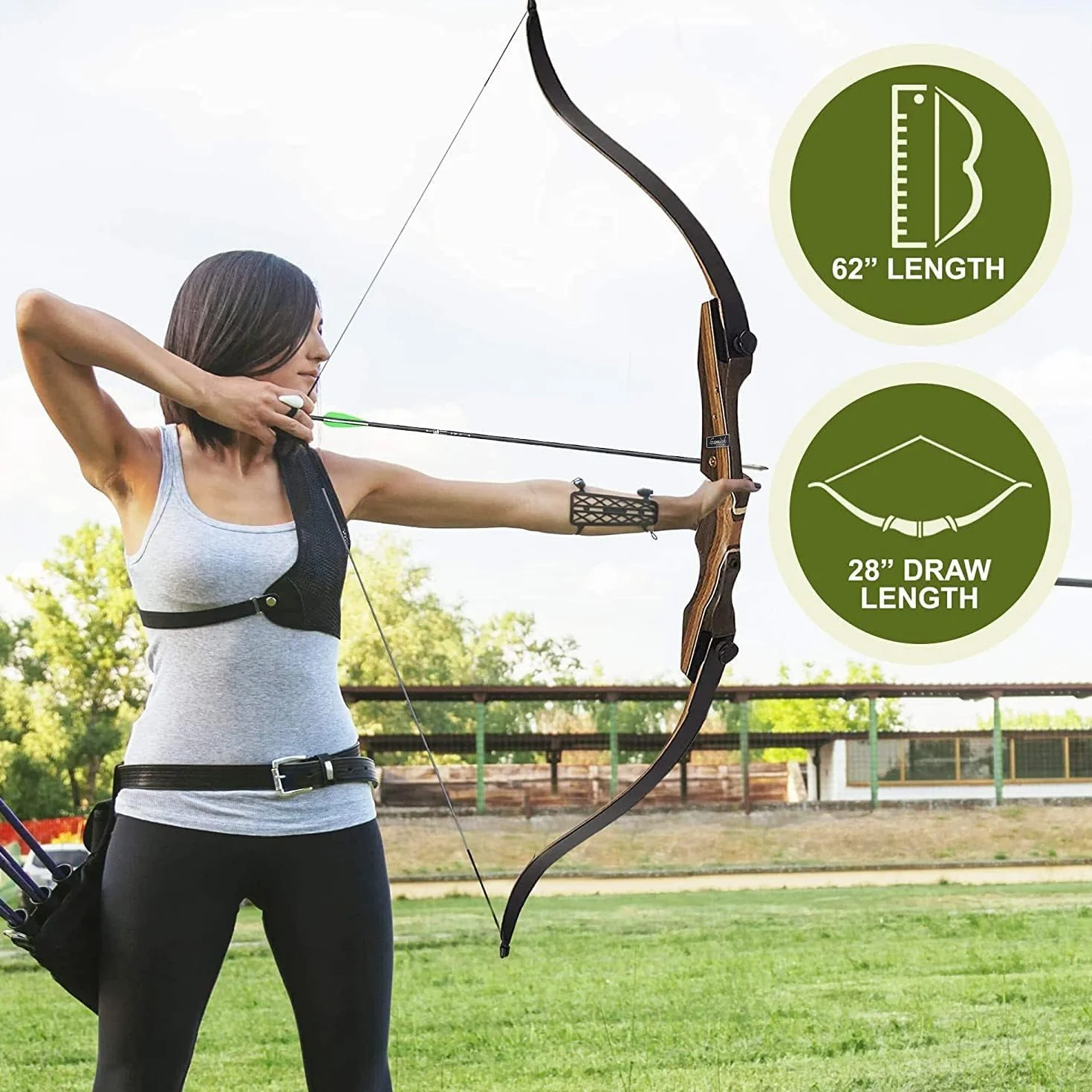 Samick Sage Takedown Recurve Bogen 55lb Rechtshänder