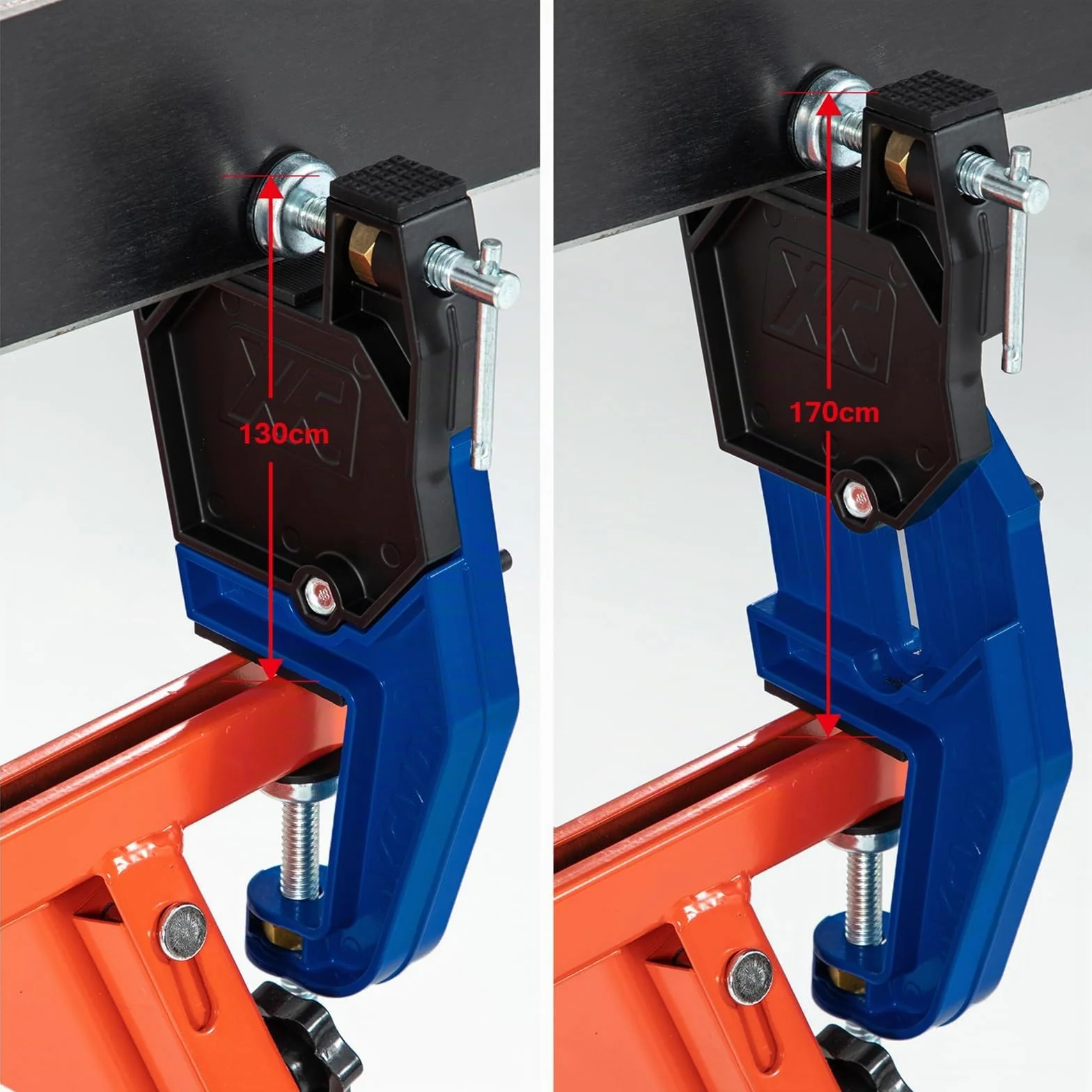 Alpine Ski Vise Pro réglage fartage skis angle hauteur réglables ouverture mâchoires 105 mm