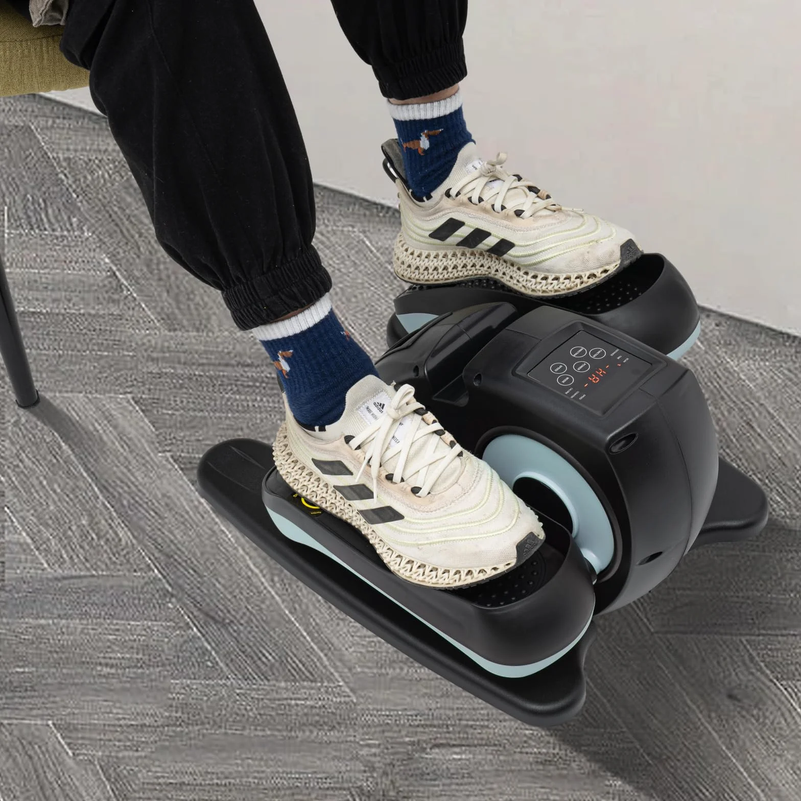 Pédalier Trainer 5 vitesses écran LCD pour personnes âgées, équipement d'entraînement jambes