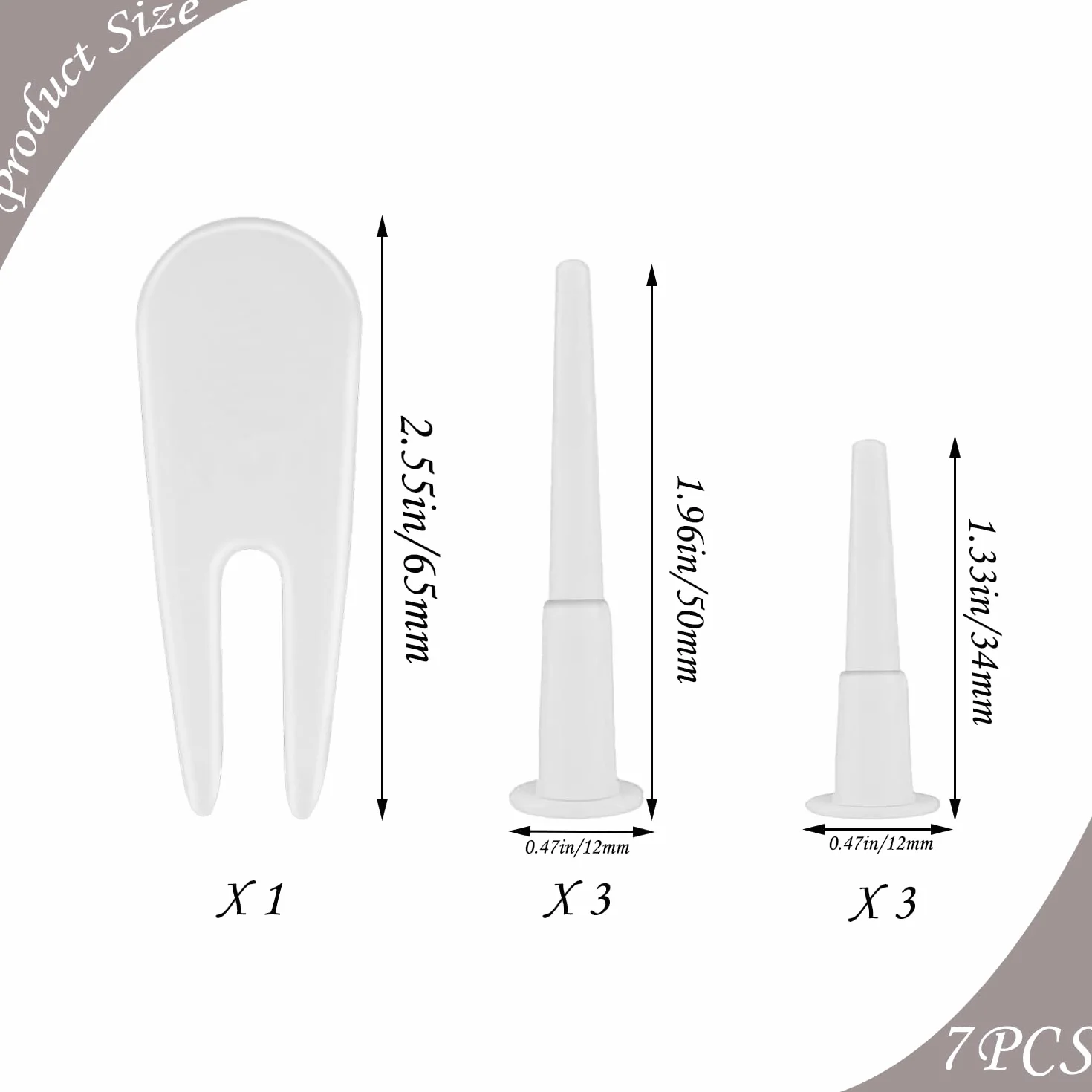 Kit de Remplacement de Bouchon d'air Yoga avec 1 Outil Amovible, 6 Pièces