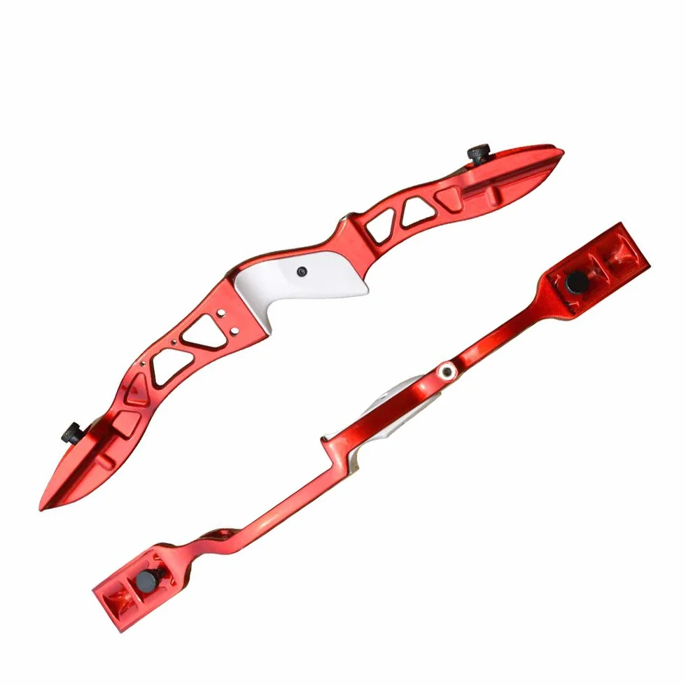 Arc Recourbé Takedown 66" 24-36 lbs Riser Alliage Aluminium Flèches Carbone Longbow Set Chasse