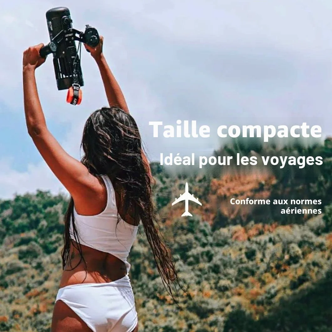 LEFEET S1 PRO Trottinette sous-marine haute performance vitesse 6,48 km/h caméra d'action profondeur 40 m