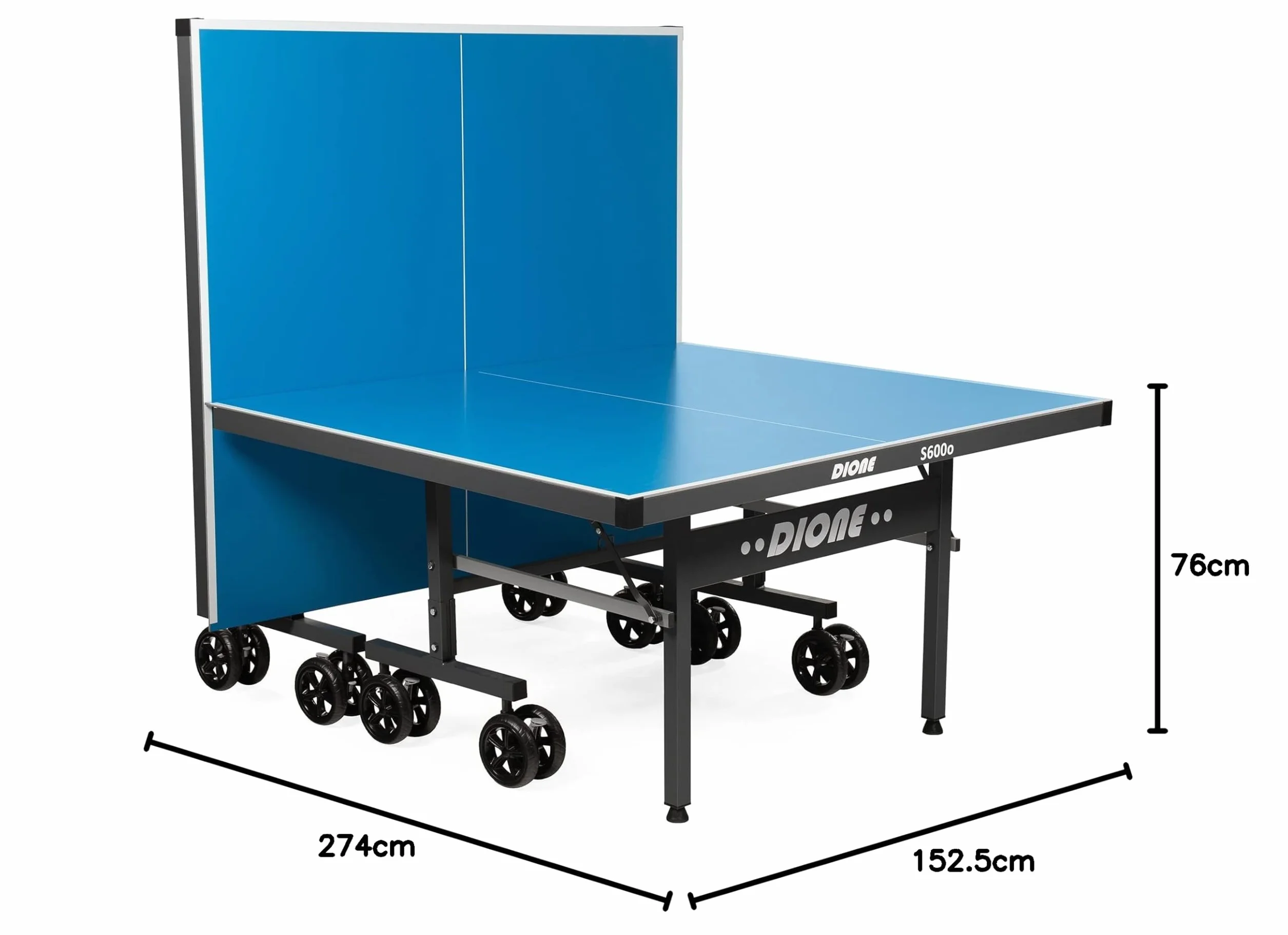 Dione S600o Stół Do Ping Ponga 274x152cm Outdoor 6mm Składany