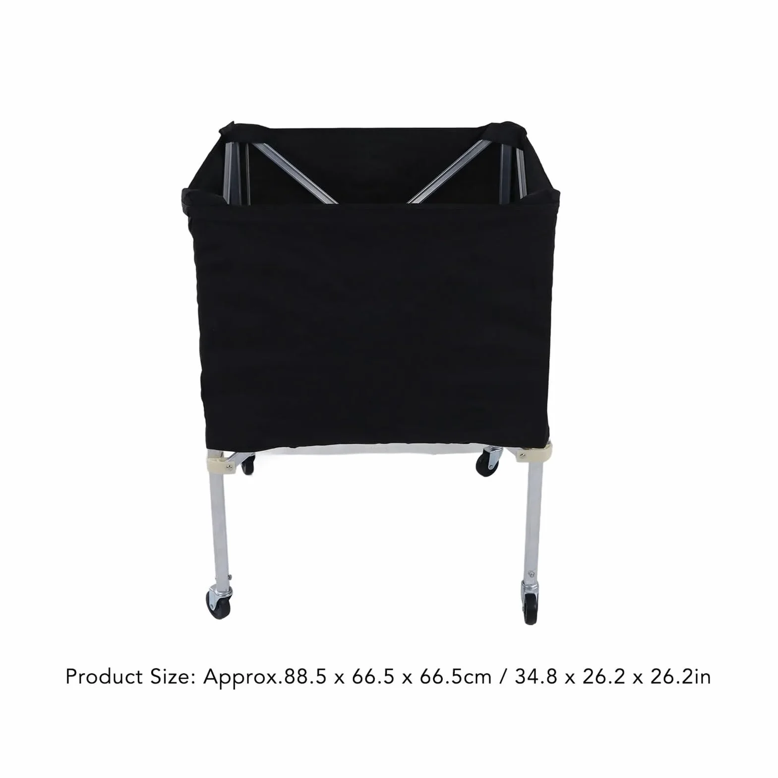 Chariot de rangement pliable et portable pour ballons de basket-ball, football, volley-ball