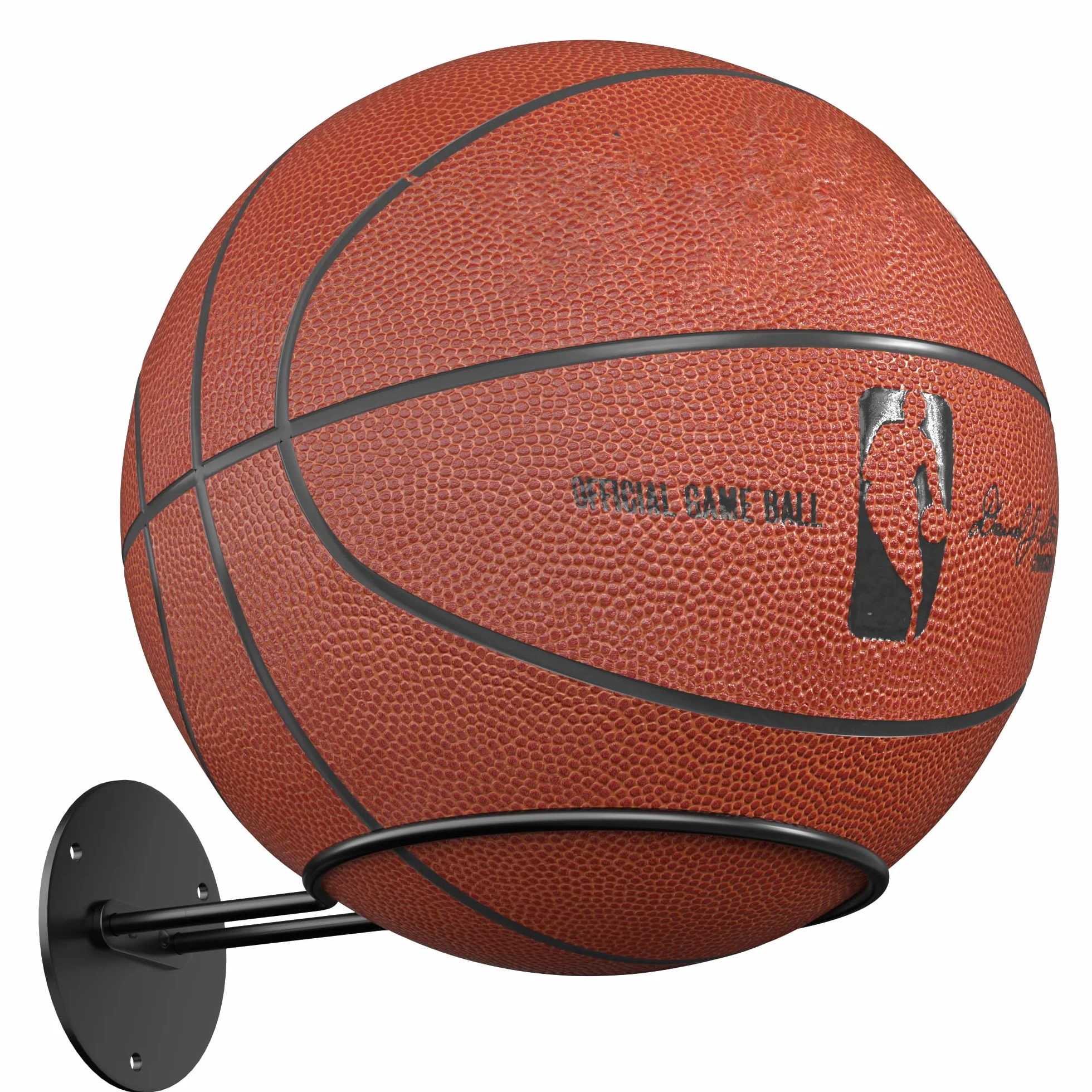 Support mural pour ballons Noir Étagère de rangement basketball rugby football soccer baseball Organisateur accessoires sportifs