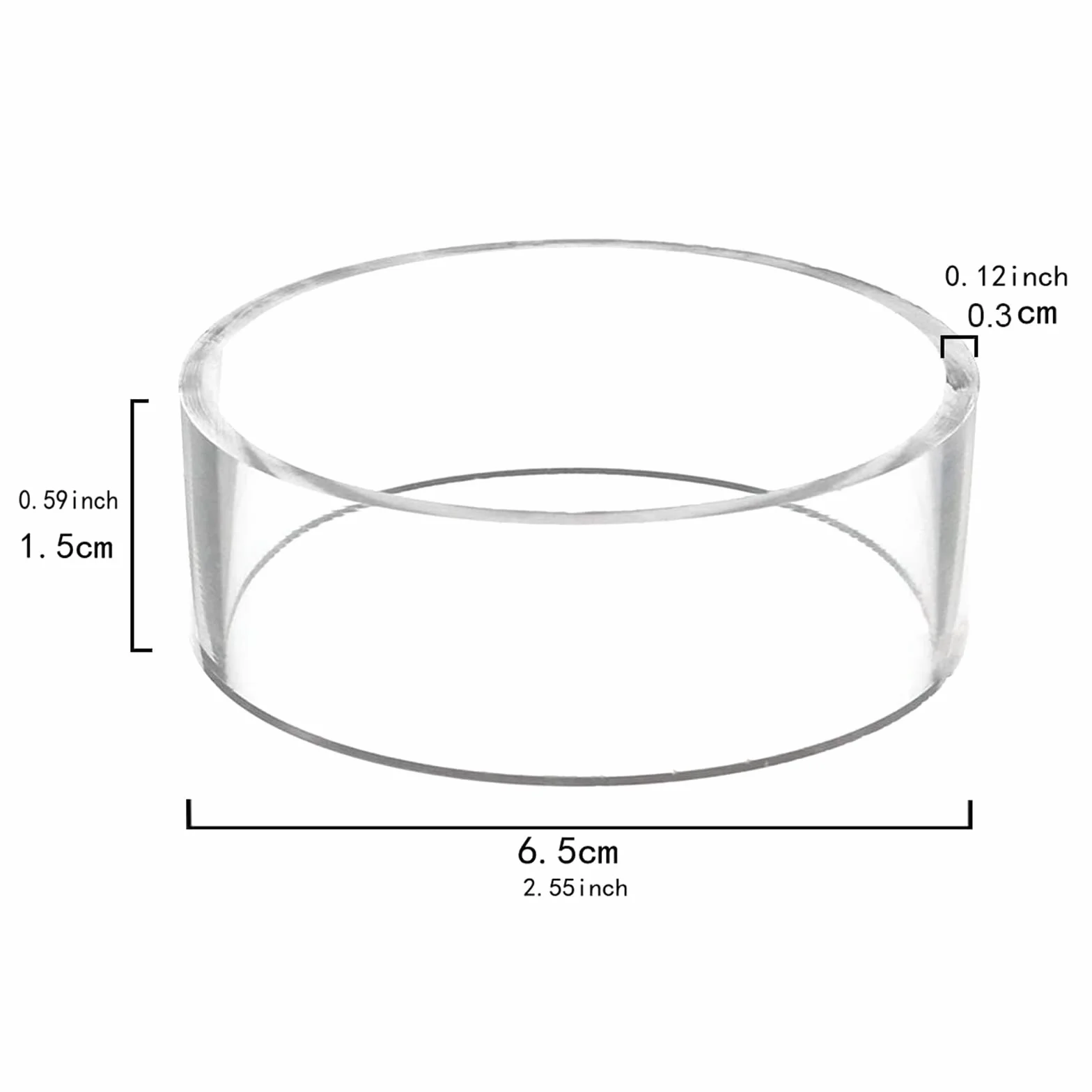 Présentoir acrylique transparent pour ballon de football, volley-ball, basket-ball, rugby