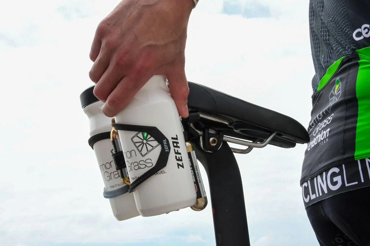 Zéfal Tri Bottle Cage Set Double Porte-Bidon de Selle Vélo Triathlon Noir Taille Unique
