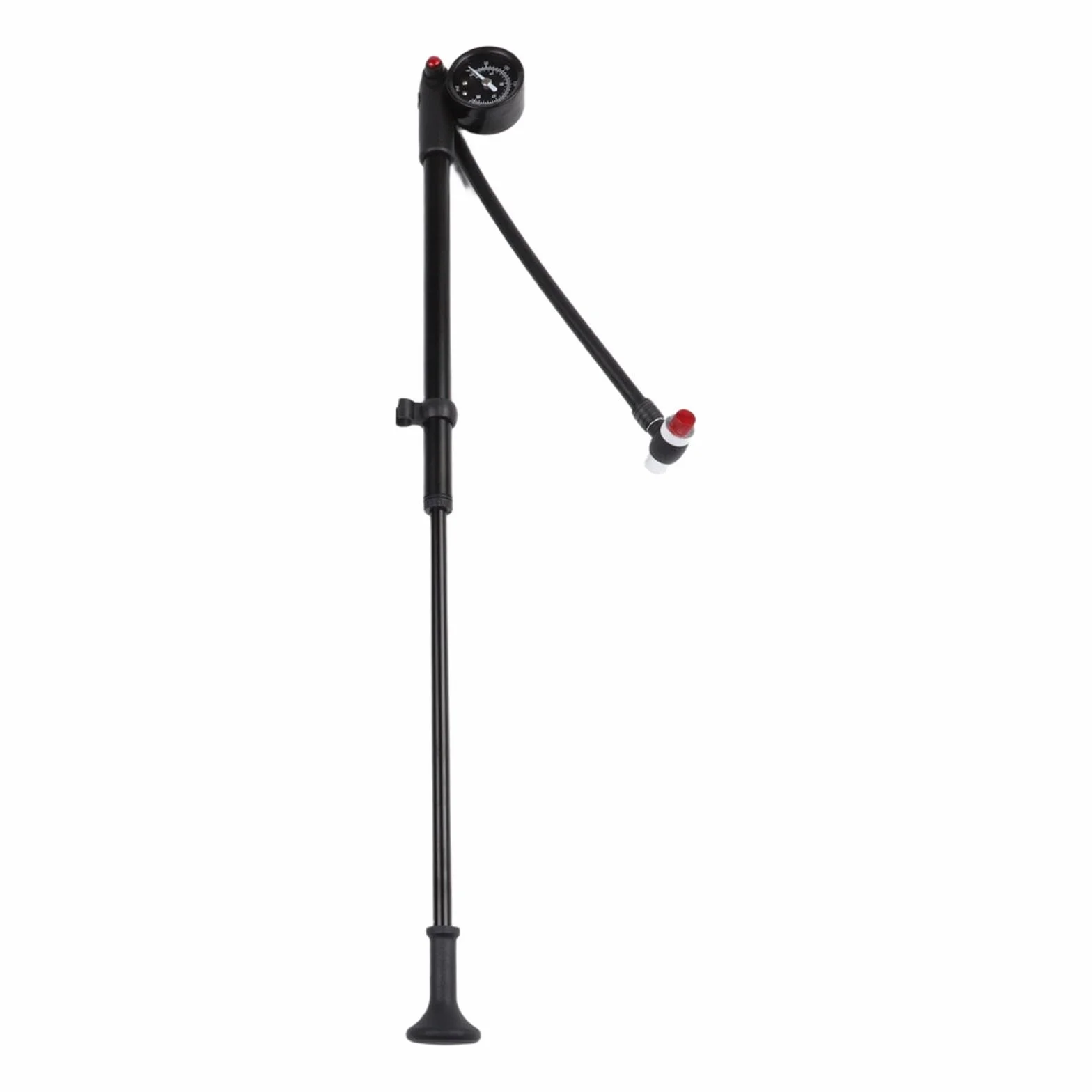 Pompe à chocs de vélo 300 PSI en aluminium pour VTT suspension fourche amortisseur arrière pneu valve double AV PV