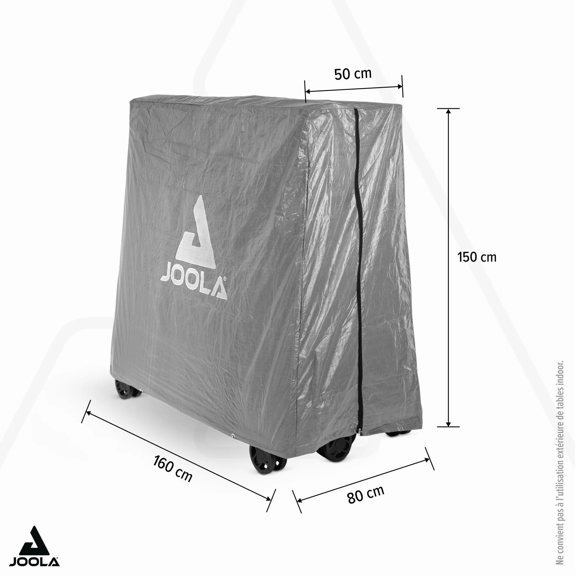 JOOLA Housse pour table de tennis de table 150 x 160 x 50-80 CM