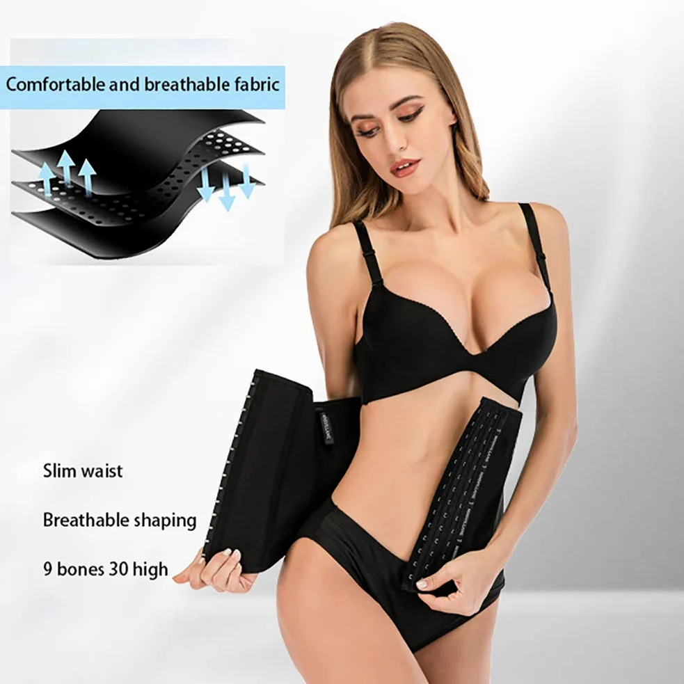 Ceinture de Sudation Femme,Ceinture Abdominale,Ceinture Amincissante,Soutien du Dos,Fitness Sauna Perte de Poids,Ajustable Ceinture de Minceur,Noir,S