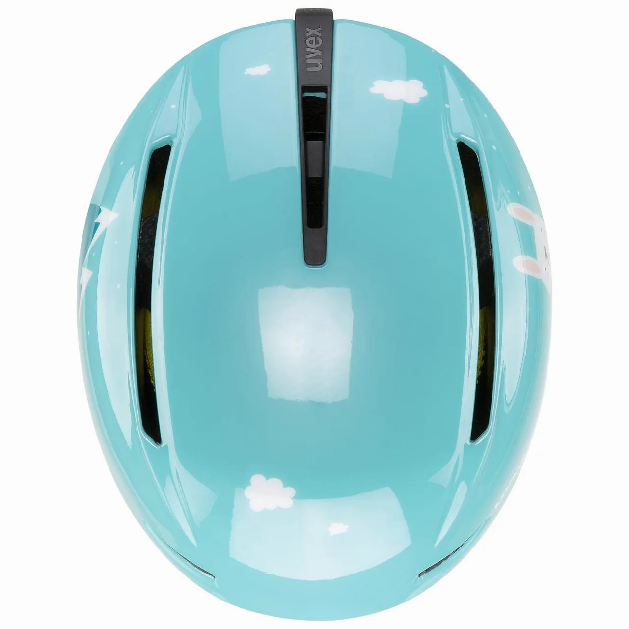 uvex viti, Casque de Ski, Enfant Unisexe, Turquoise Rabbit, 51-55 cm