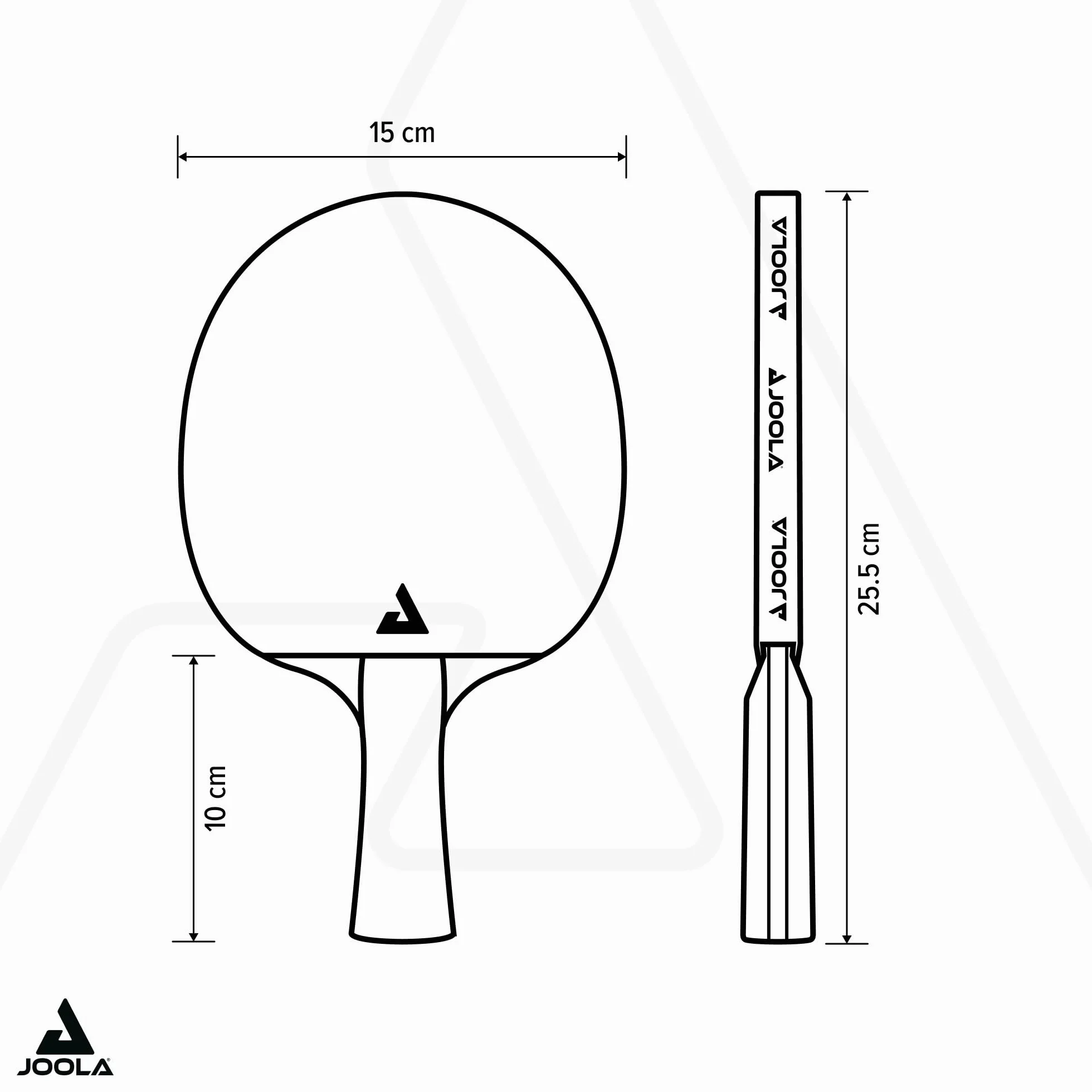 JOOLA Set de Tennis de Table Duo Colorato