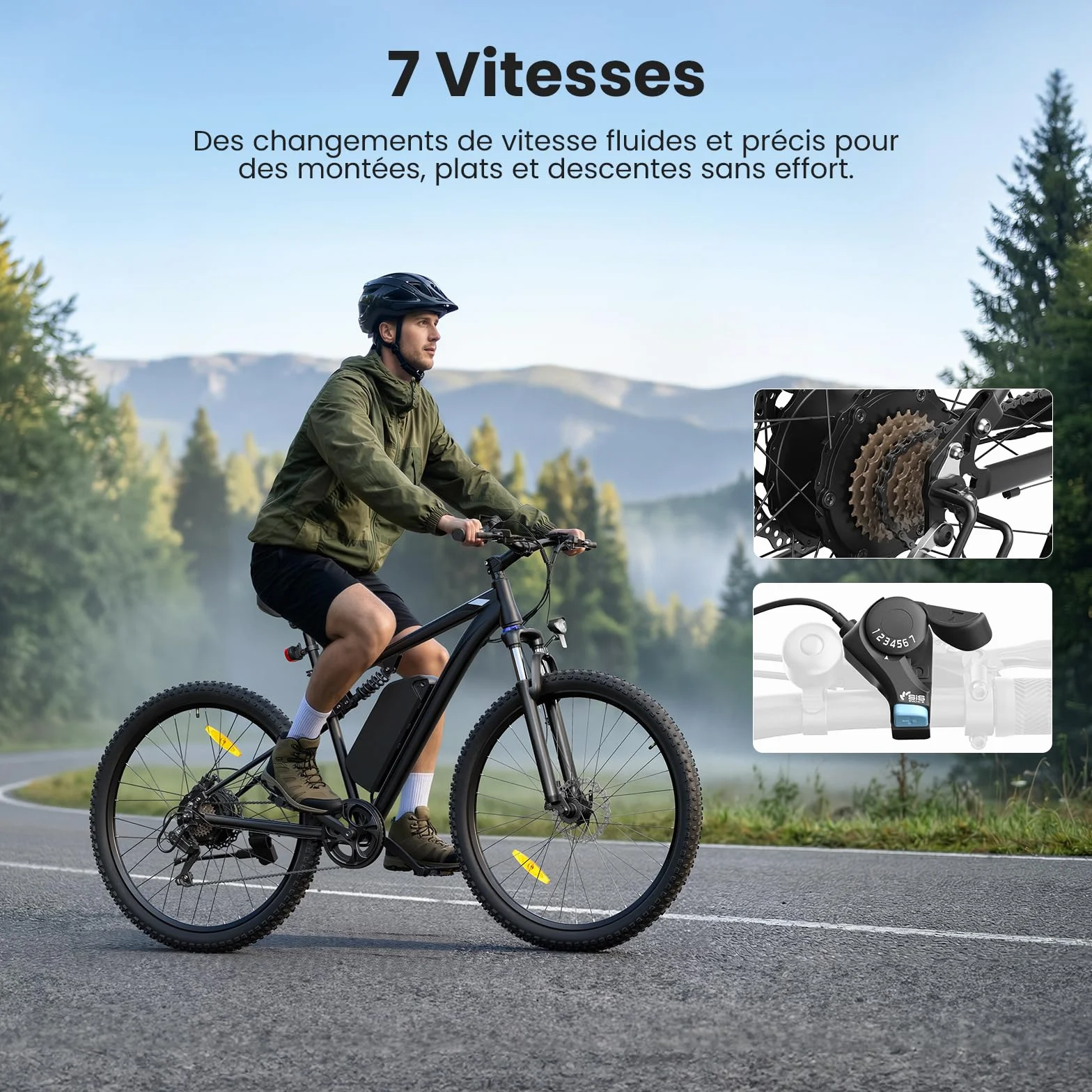 Touroll U2 Pro Vélo Électrique Homme 29" VTT 48V 15Ah 150KM 70Nm Freins à Disque Hydrauliques