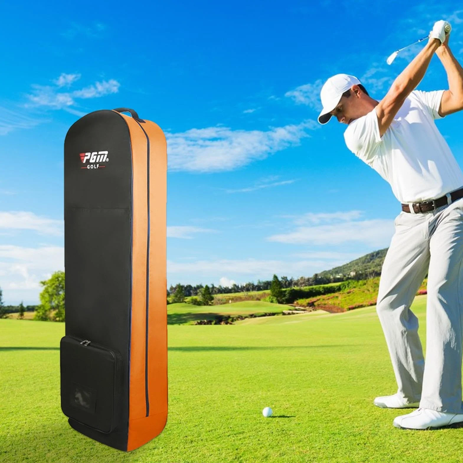 Sac De Golf De Voyage Pliable Léger Résistant À l'usure pour Hommes Femmes Golfeurs