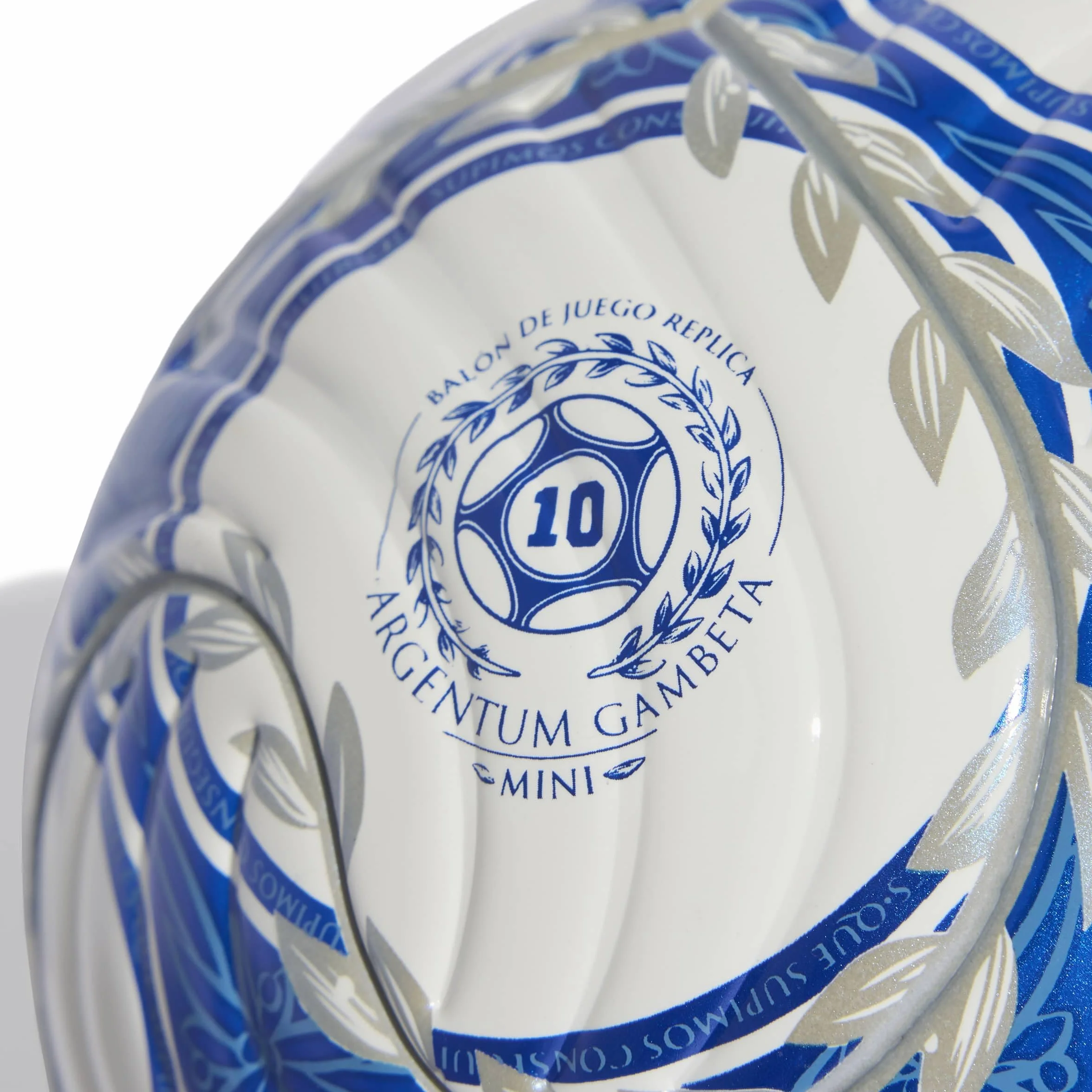 adidas Argentina AFA Argentum Gambeta Mini Ball white/team royal blue/black