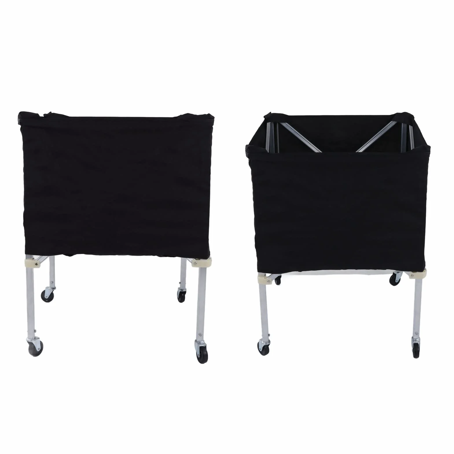 Naroote Chariot de Volley-Ball avec Roues, Chariot de Tennis Chariot de Tennis Chariot de Balle à Roues Chariot de Rangement de Balle Portable Pliable pour Basket-Ball Football Volley-Ball