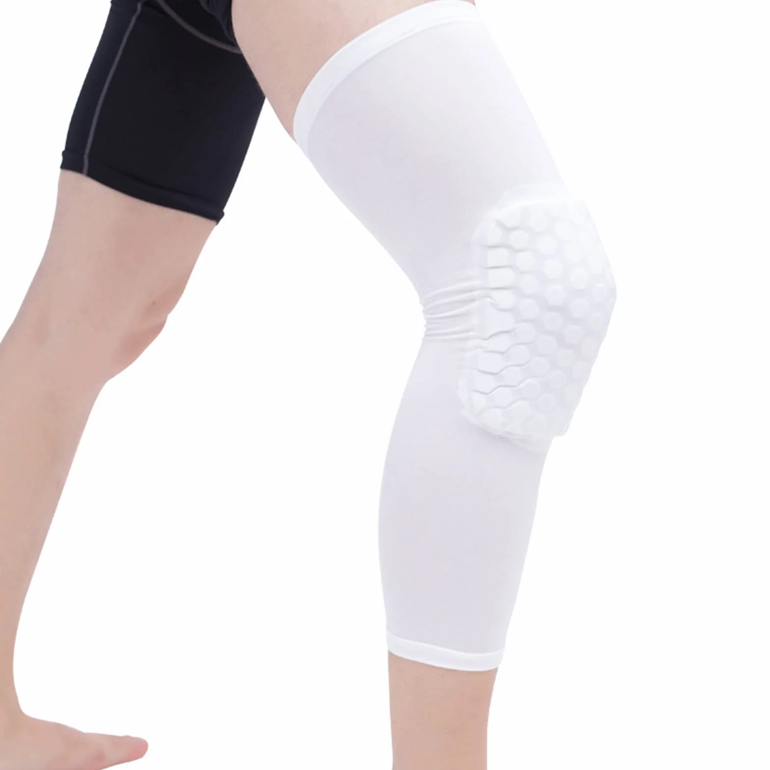 RiToEasysports Genouillère de Sport, Support Unisexe à Manches de Genou pour Basket-Ball
