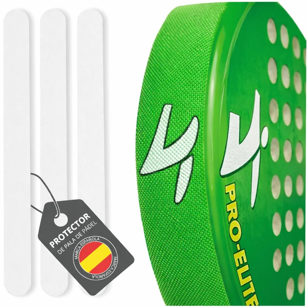 Protecteur de raquette de padel transparent 35 x 370 finition rugueuse texture microwaves durable souple léger résistant