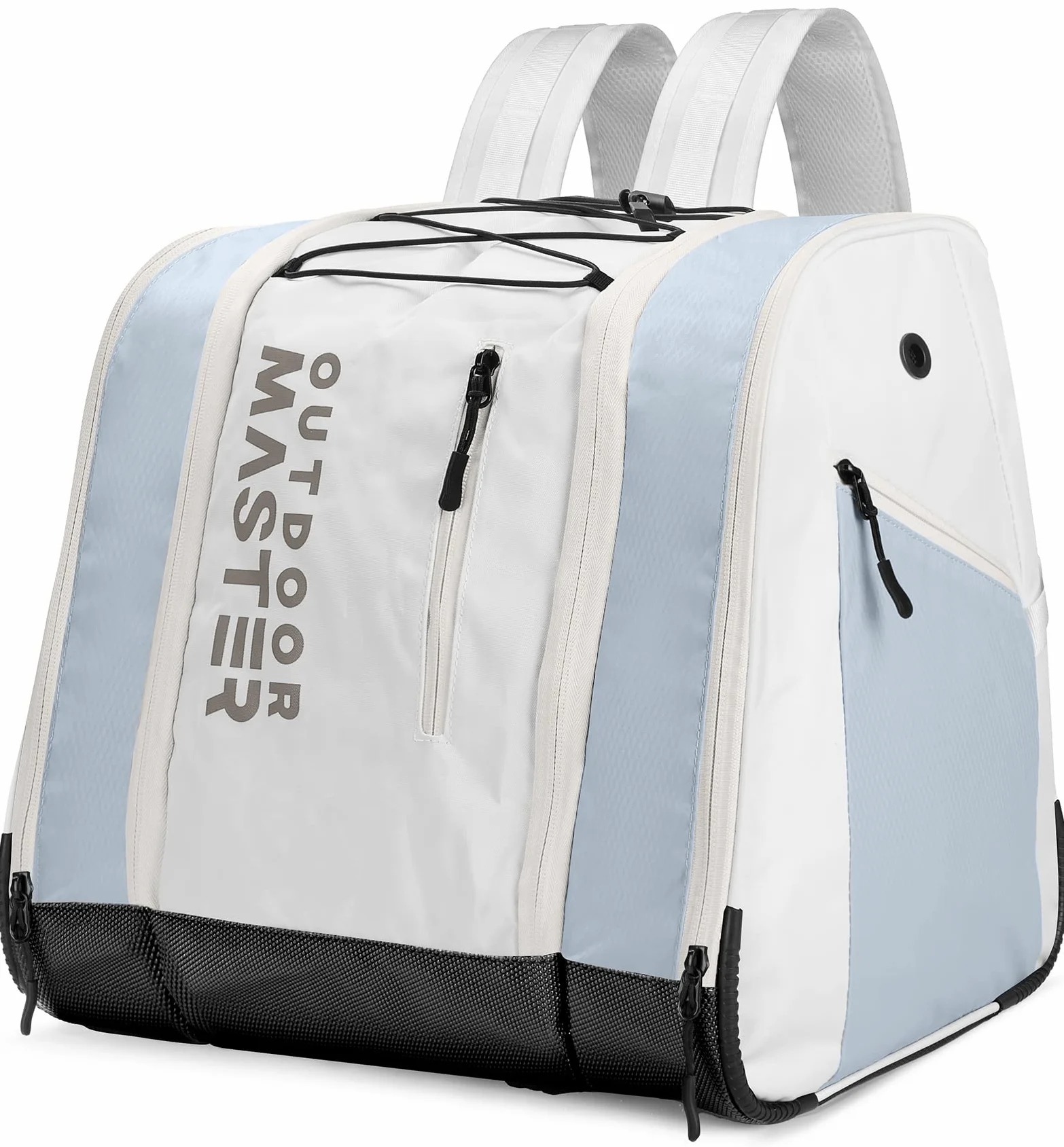 OutdoorMaster Sac à Dos pour Bottes de Ski, de Voyage en Avion, Snowboard, Sac à Dos avec Fond imperméable pour Casque de Ski, Lunettes et Gants 38 l