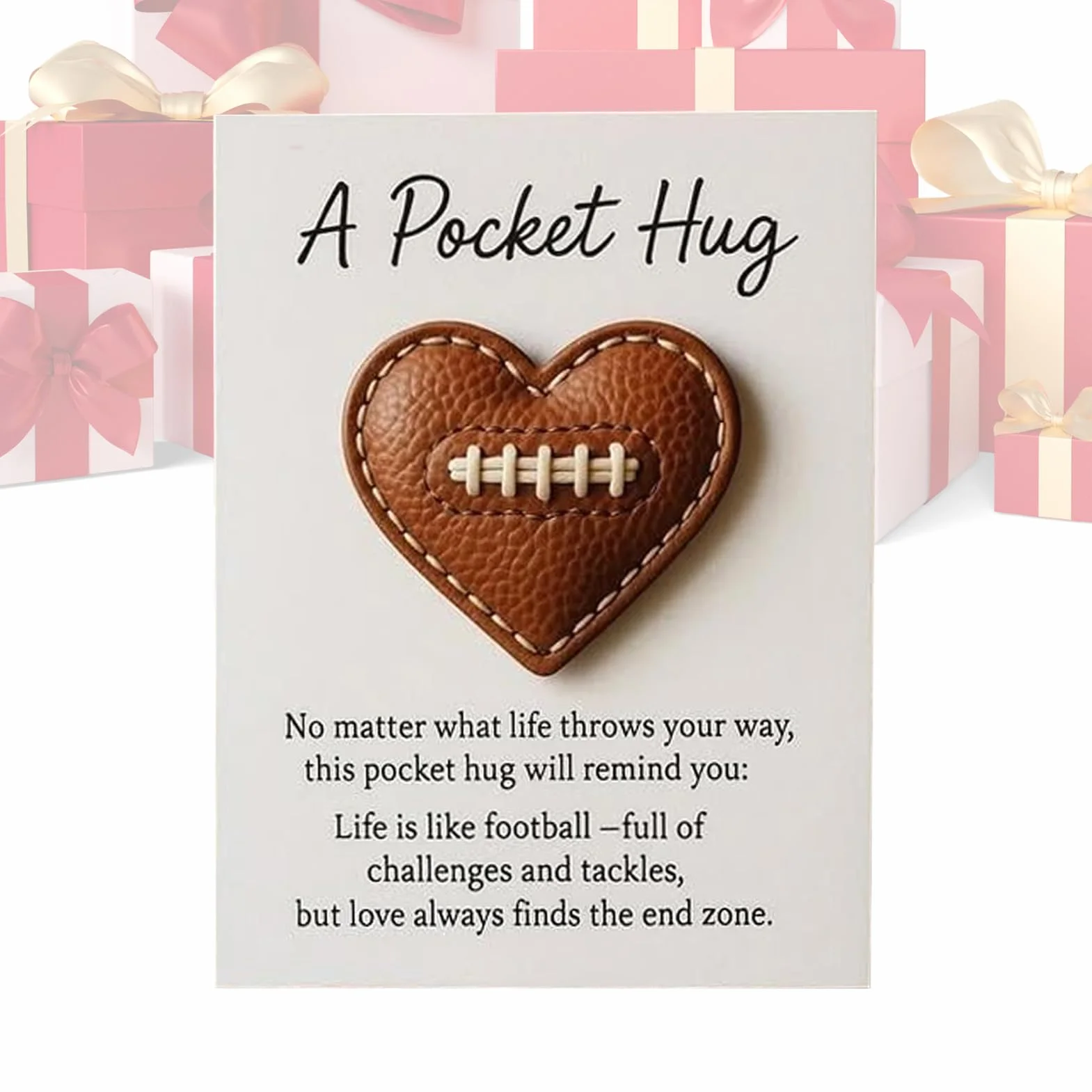 Générique de Poche 14 cm x 3,1 Pouces Coeur de Poche pour Thanksgiving