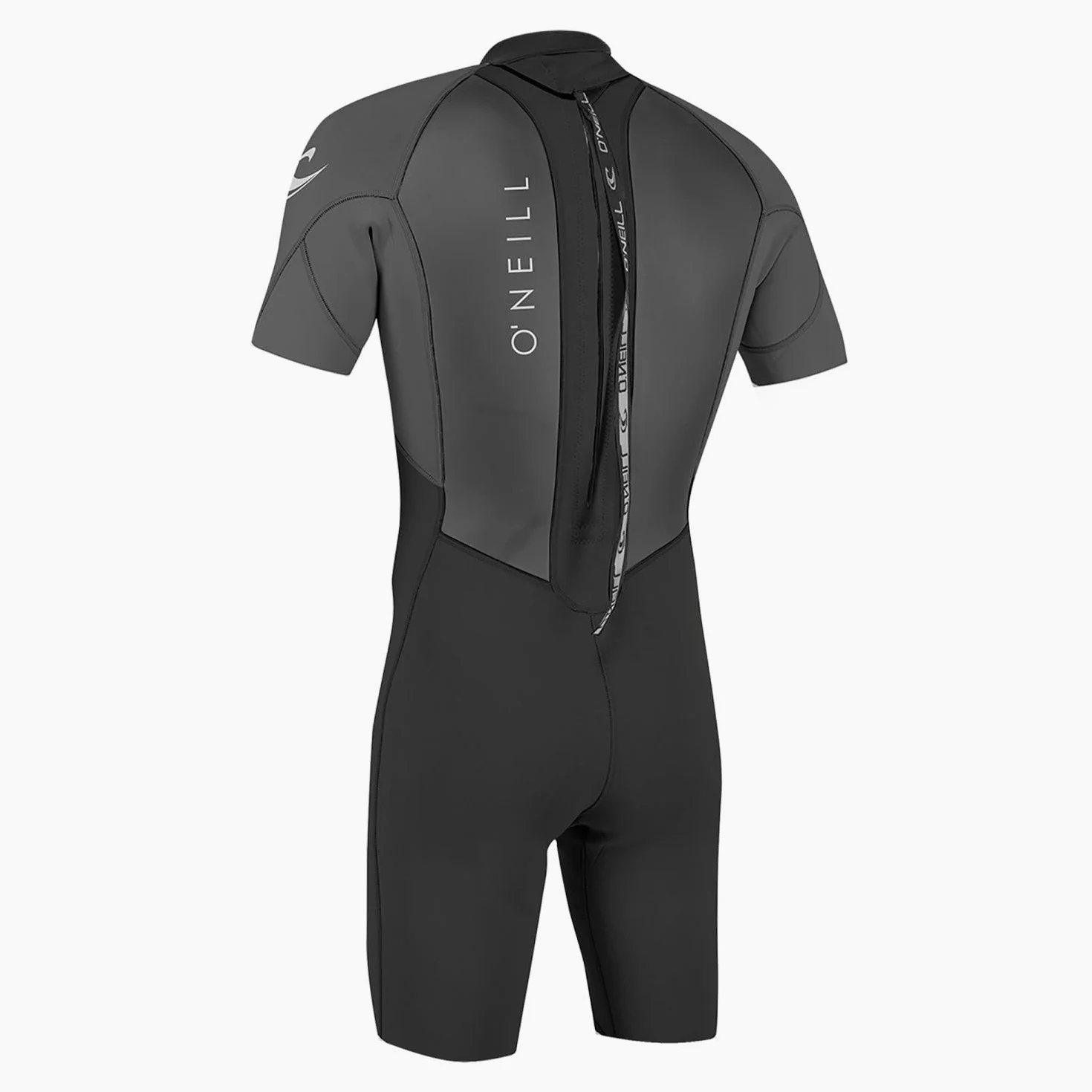 O'NEILL 2026 Hommes Reactor-2 2mm Back Zip Shorty Combinaison Néoprène 5041B - Black/Graphite