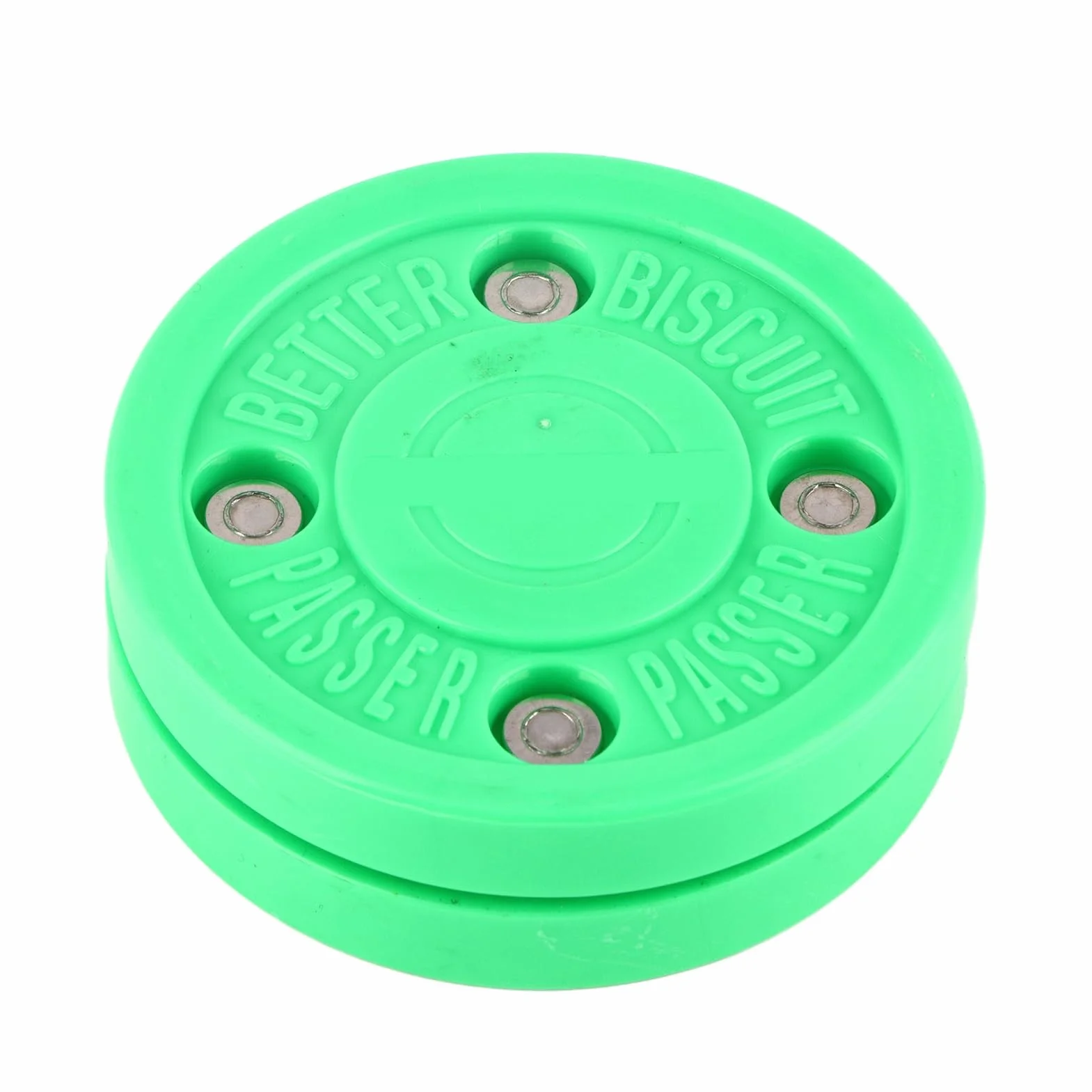 Yctze Hockey sur Glace Puck avec Absorption des Chocs Verte - Pratique de Patinage à Roulettes