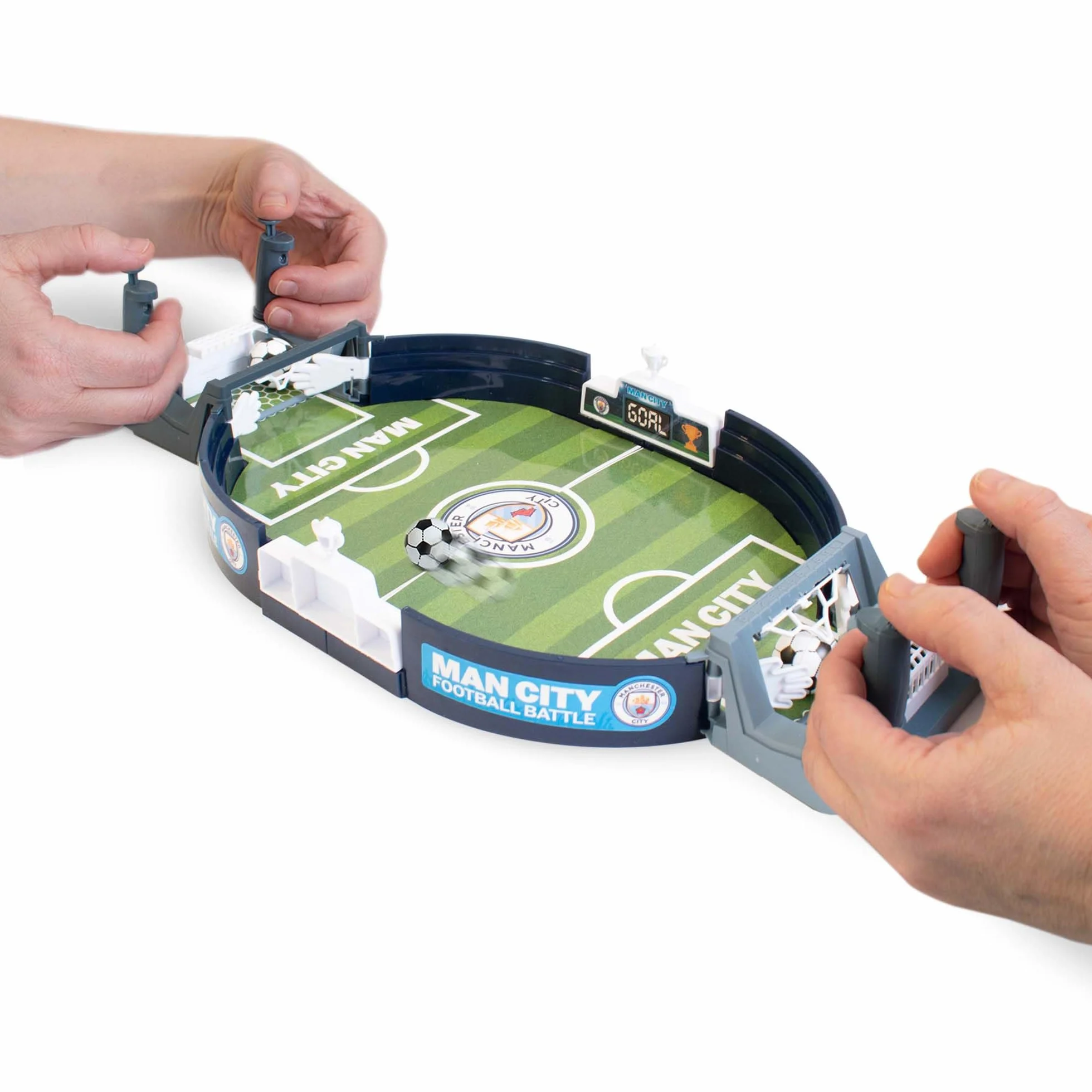 Hy-Pro Mini Tabletop Football Game 2 Balls Portable Interactive