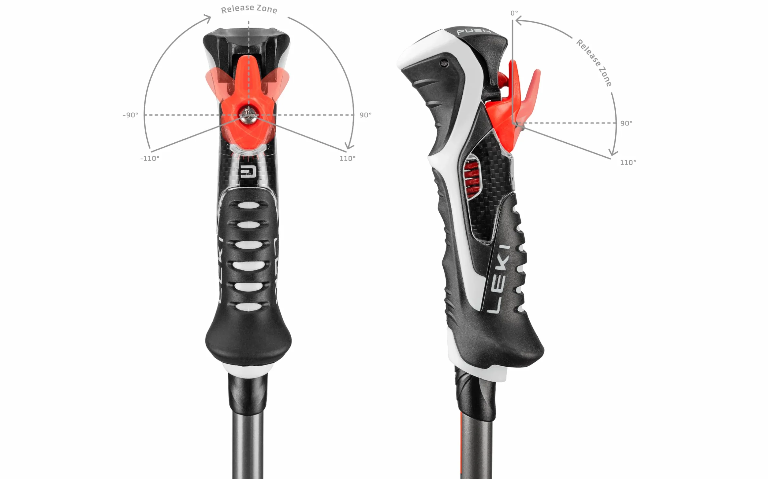 LEKI Carbon 14 3D bâtons de ski
