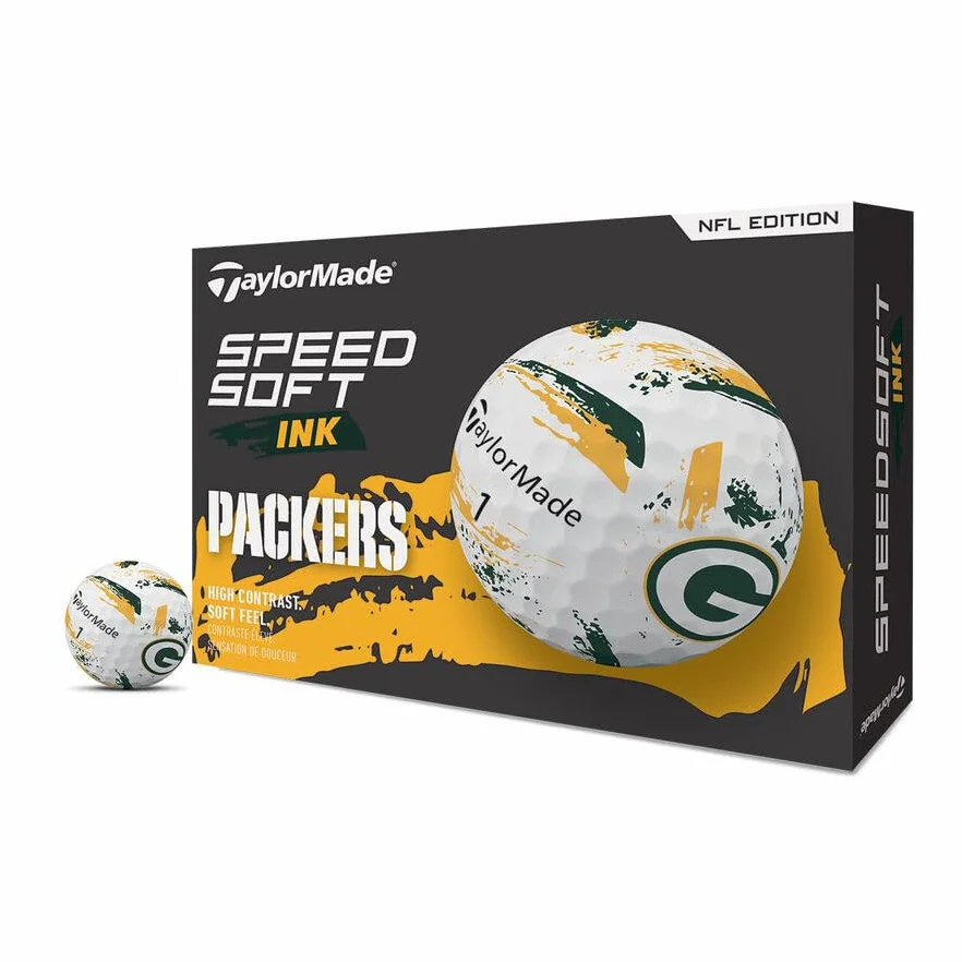 Taylormade Golf Speed Soft Ink NFL Green Bay Packers Douzaine