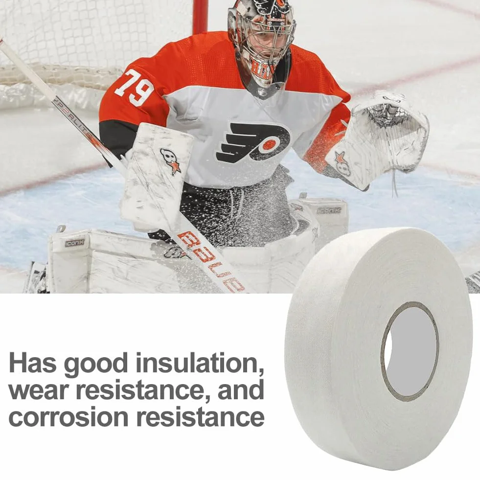 KARELLS Ruban de Hockey Adhésif 25m × 25mm Blanc