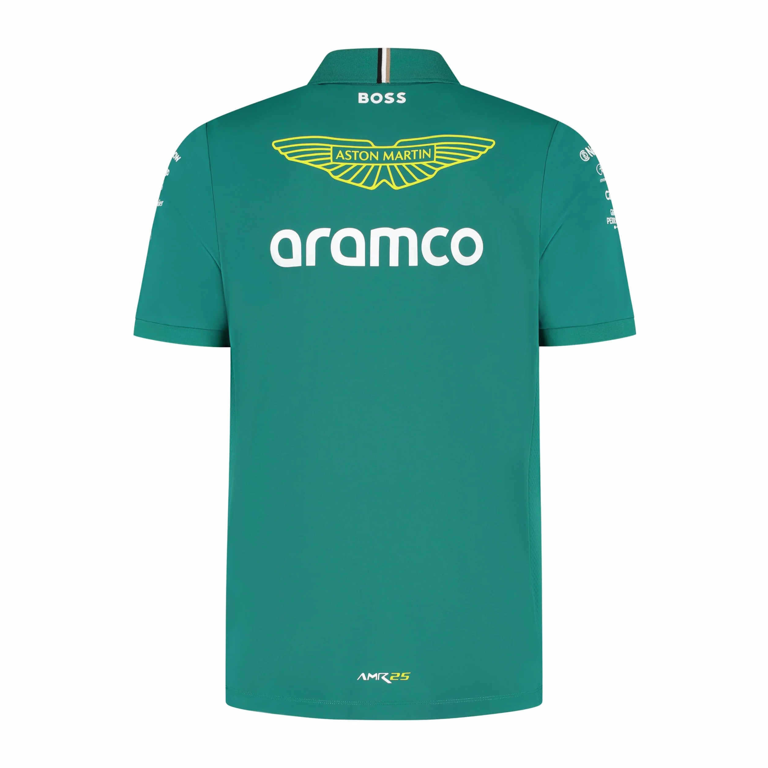 Aston Martin F1 2025 Homme Polo Équipe Vert