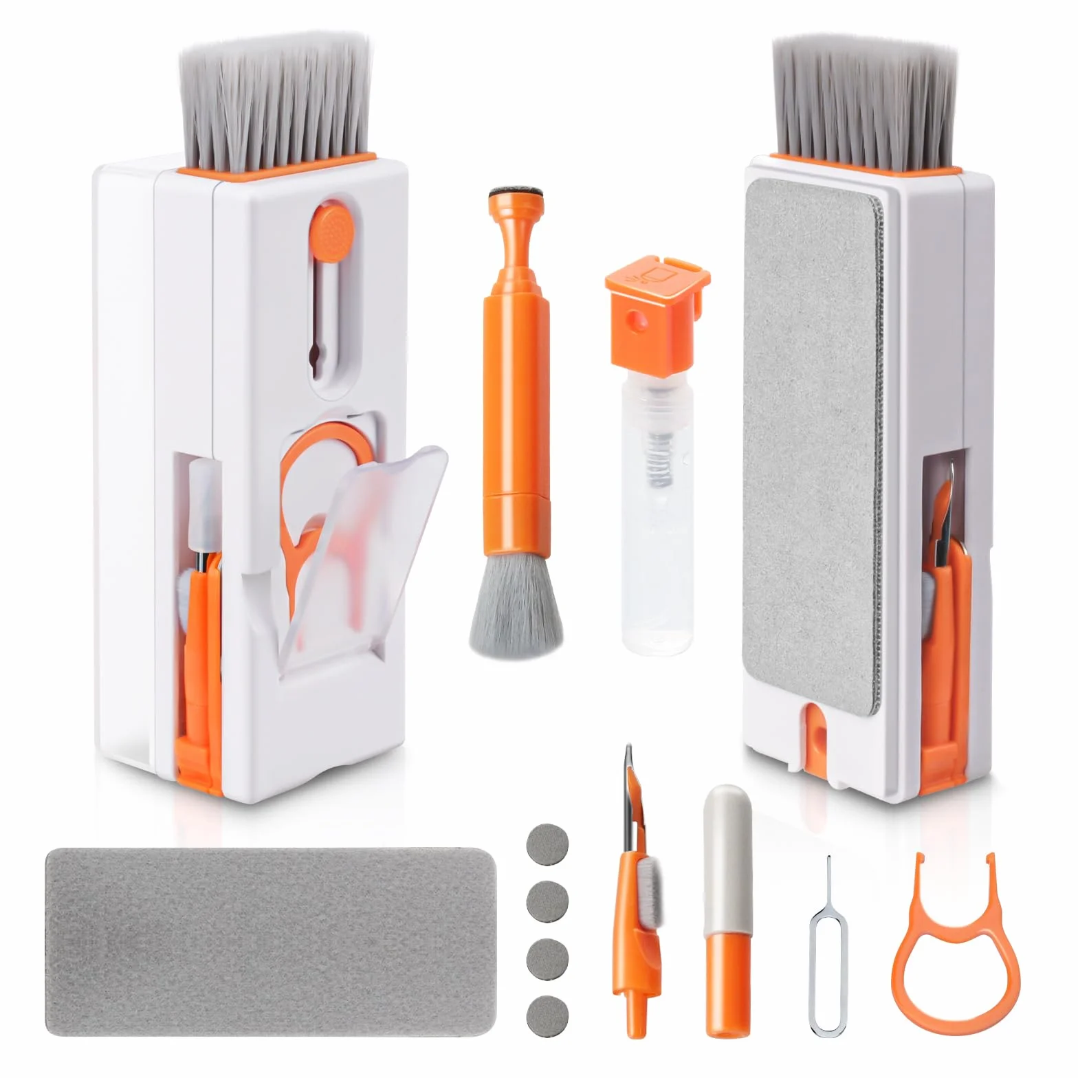 Alyvisun Kit Nettoyage Clavier 11 en 1 Multifonctionnel Brosse à Outils pour PC Tablette Téléphones Ordinateur
