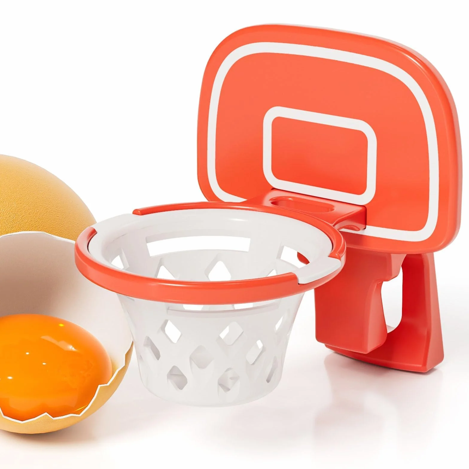 Séparateur d'œuf Panier de Basket Orange Plastique