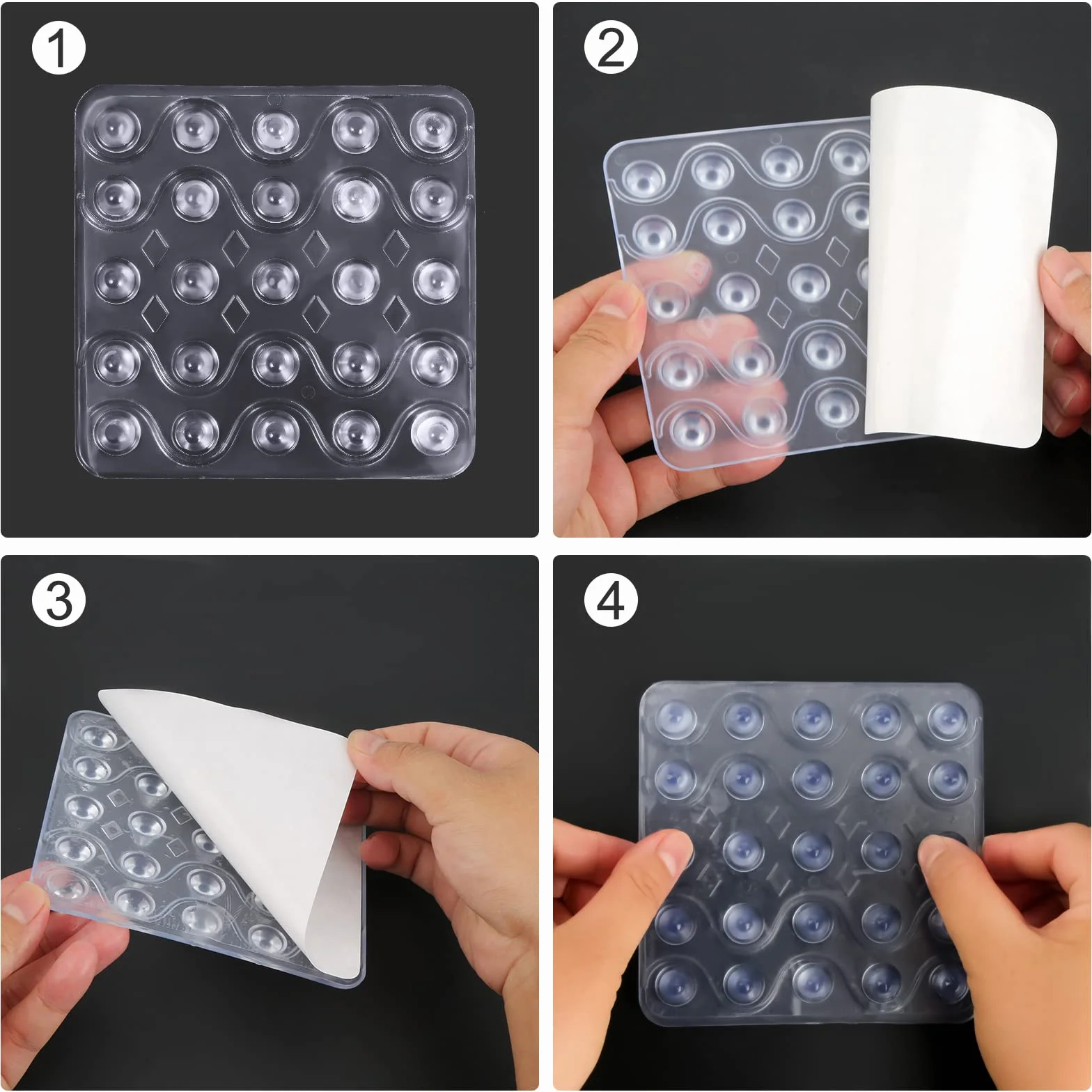 Stomp Pad Transparent Antidérapant Snowboard Grip Mat