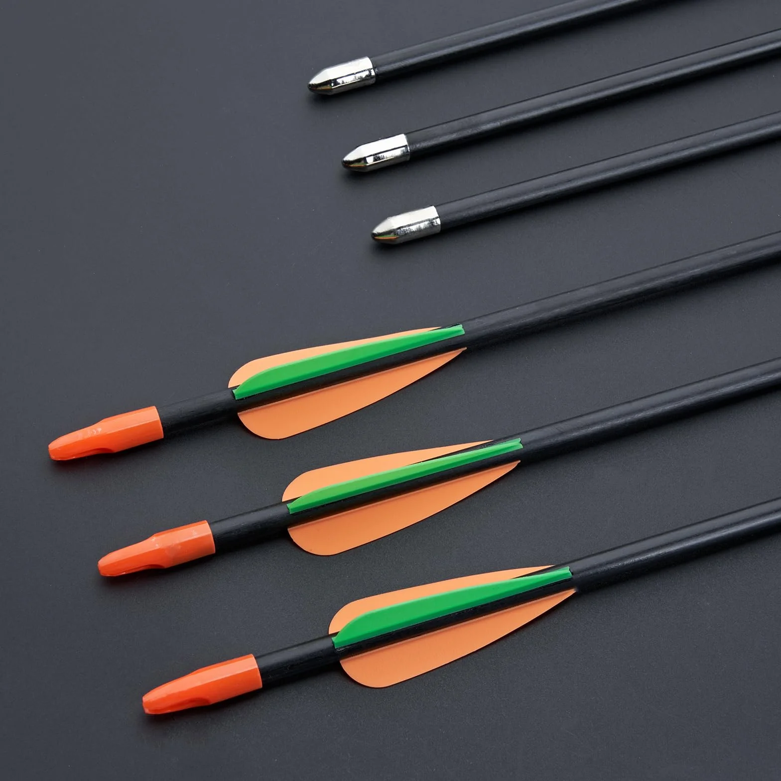 Arc et flèche Takedown Arc recurve 12pcs flèches Fibre de Verre Chasse Junior Débutant 15lbs