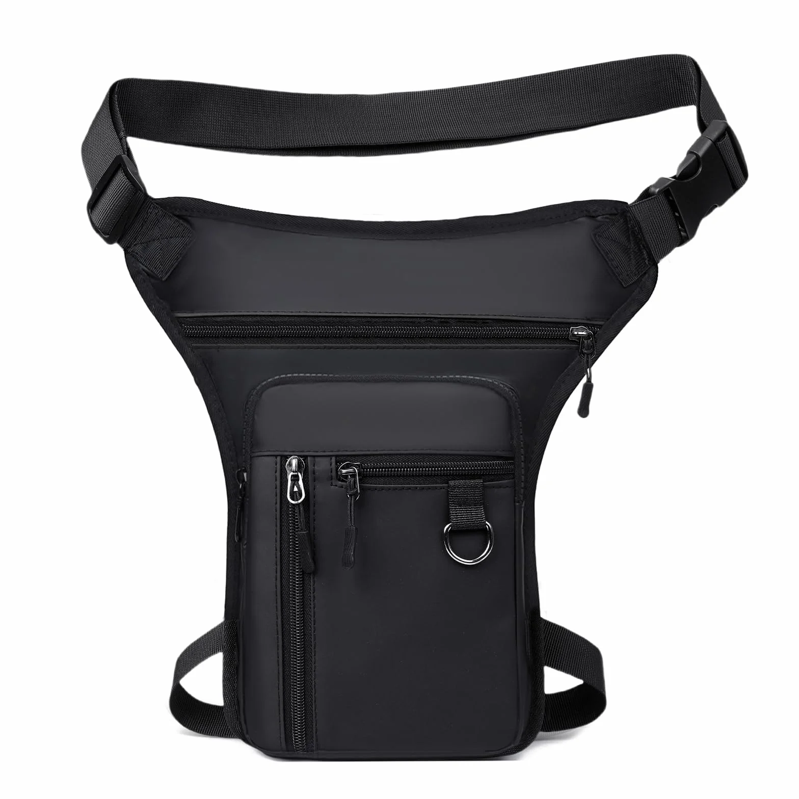 Flintronic Sacoche de Jambe Moto, Sac Tactique de Jambes Étanche, Multifontion Moto Poche Jambe, avec Sangle de Jambe Amovible, pour Voyage, Camping, Course, Équitation