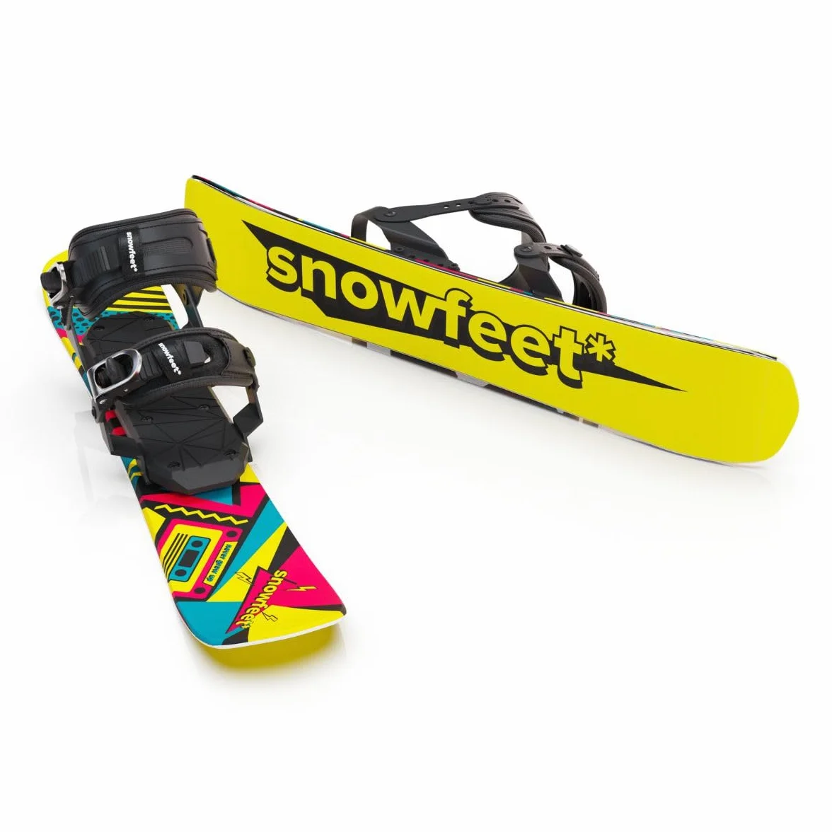 Mini Skis Courts pour Neige 65 cm | Snowblades Skiboards | Snowfeet