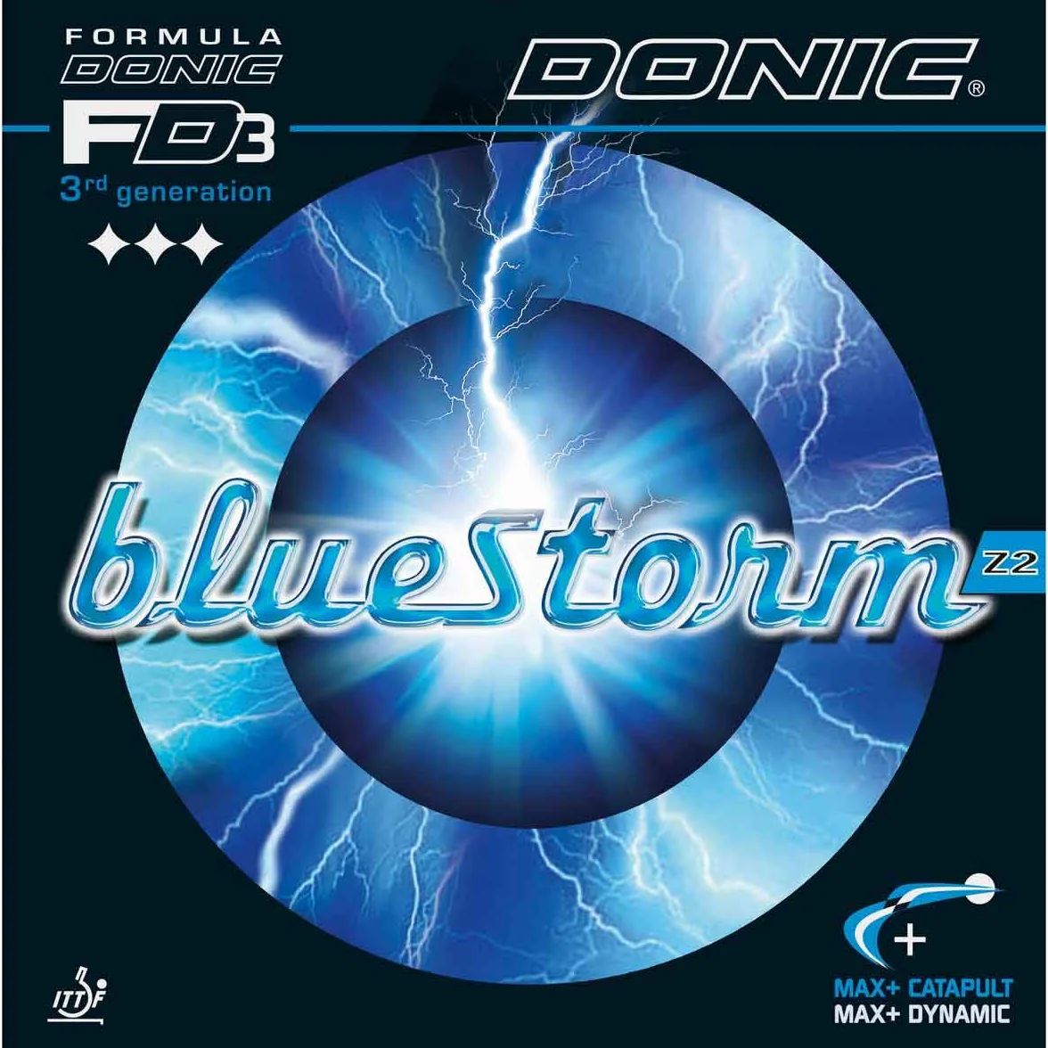 BlueStorm Z2 Donic Caoutchouc