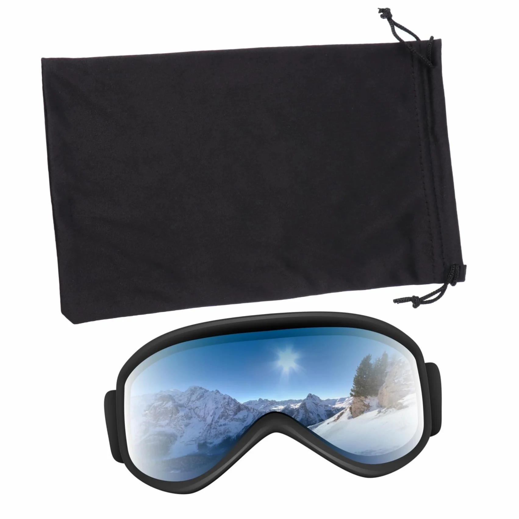 BESPORTBLE 90pièces Pochette De pour Lunettes De Ski Étui Résistant Aux Rayures pour Masques De Ski Et Accessoires pour Stockage Transport