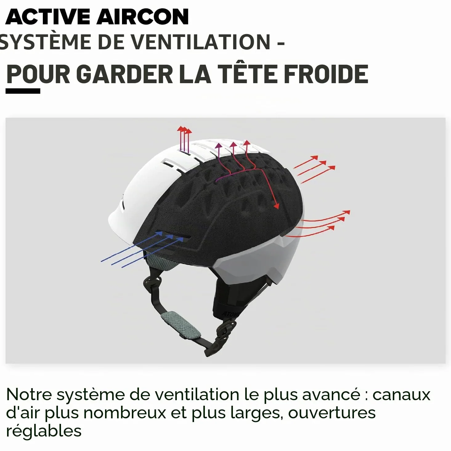 Atomic Savor Visor Casque stéréo 55/59 cm