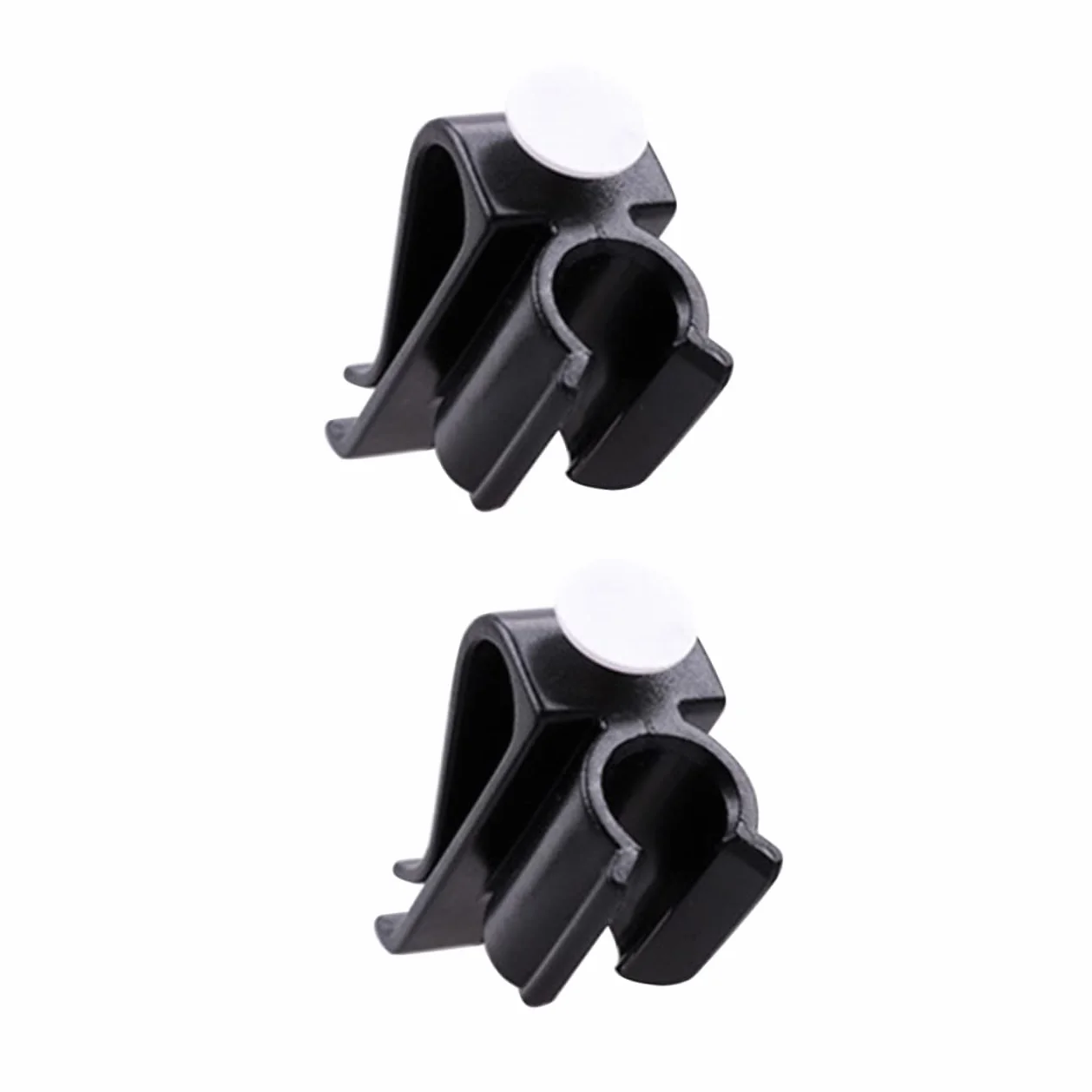 Lot de 2 Clips Support de Putter Noir PP pour Golf, Pince de Club Sécurisée
