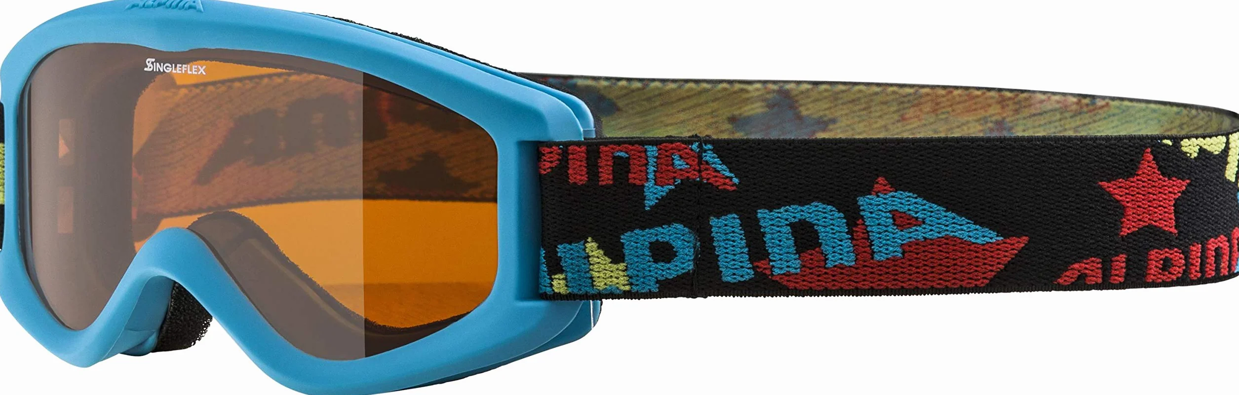 ALPINA CARVY 2.0 Masque de ski antibuée pour enfants protection UV robuste incassable