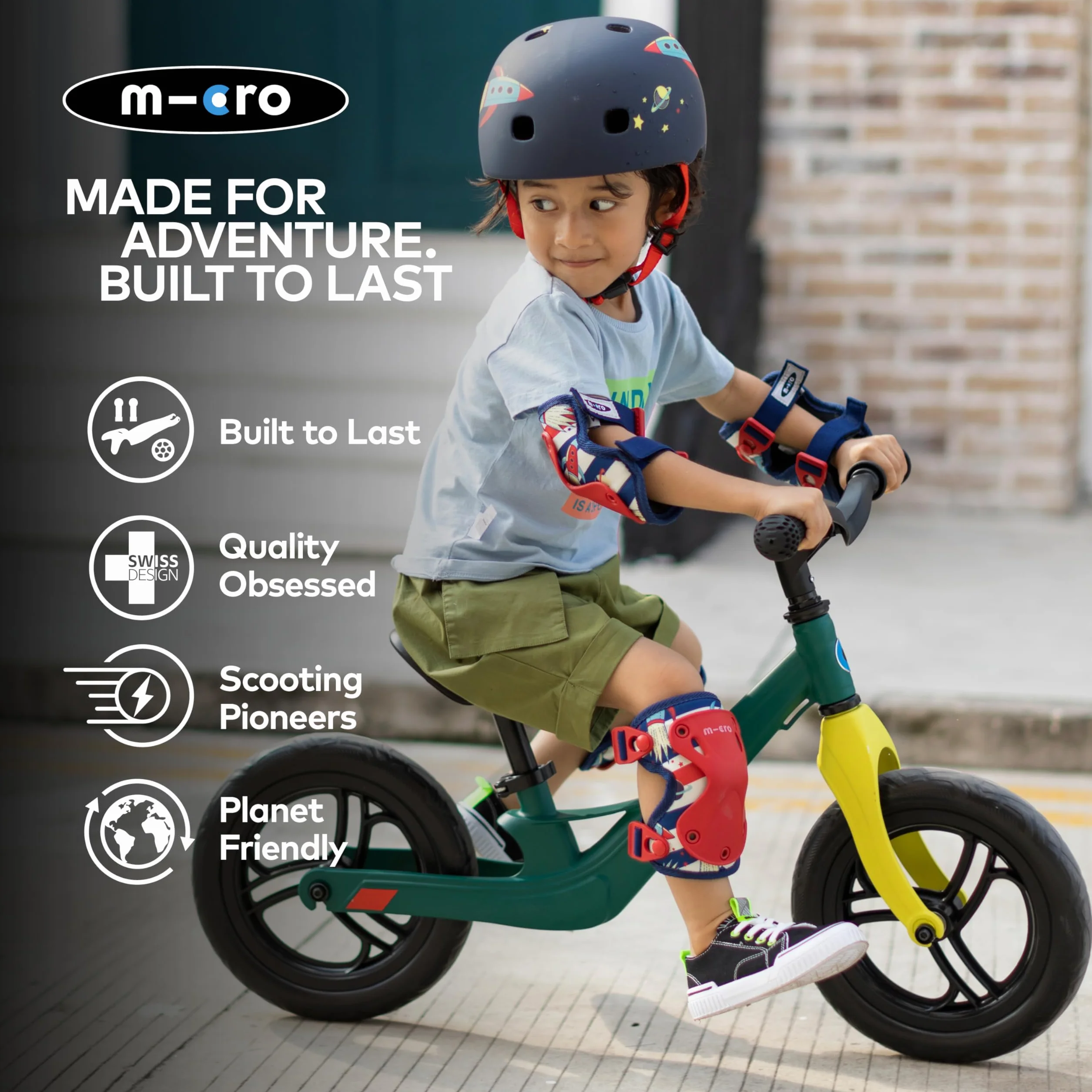 Micro Balance Bike Lite Cadre Magnesium Roues EVA 2 à 5 Ans