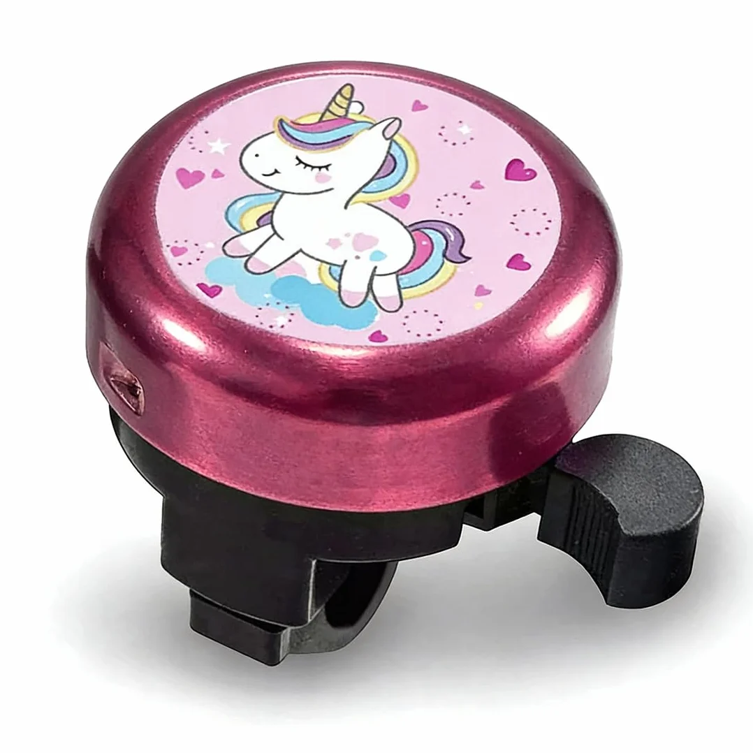 Sonnette Velo Enfant Fille Licorne pour Vélo Scooter Tricycle - Cadeau d'anniversaire