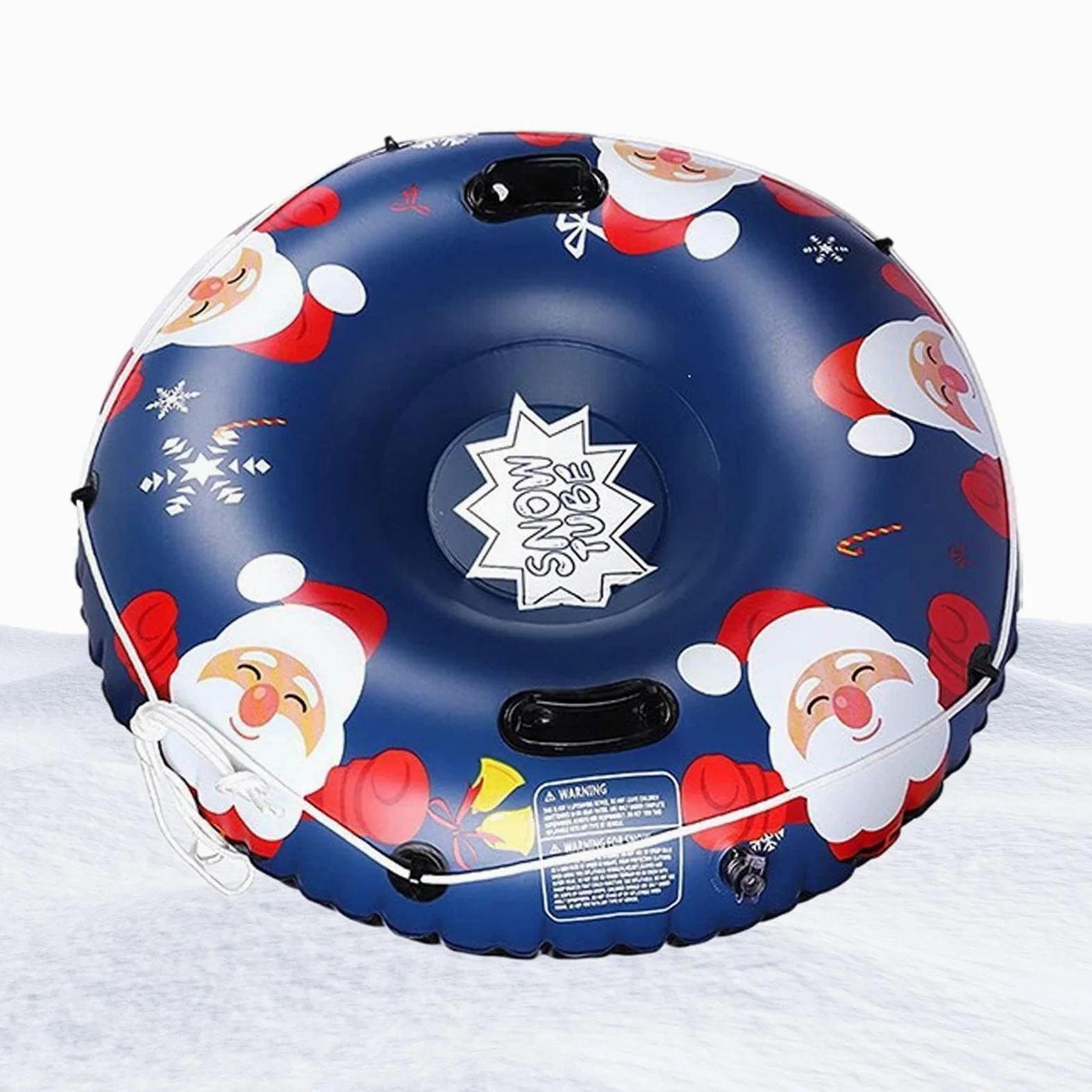 Bouées De Neige pour Adultes Luges Snowboard Gonflables avec Poignées | Jouet Luge d'Hiver Sports Plage Arrière-Cours Jardins Patinage Ski Extérieur Sable Noël Activités Aventure