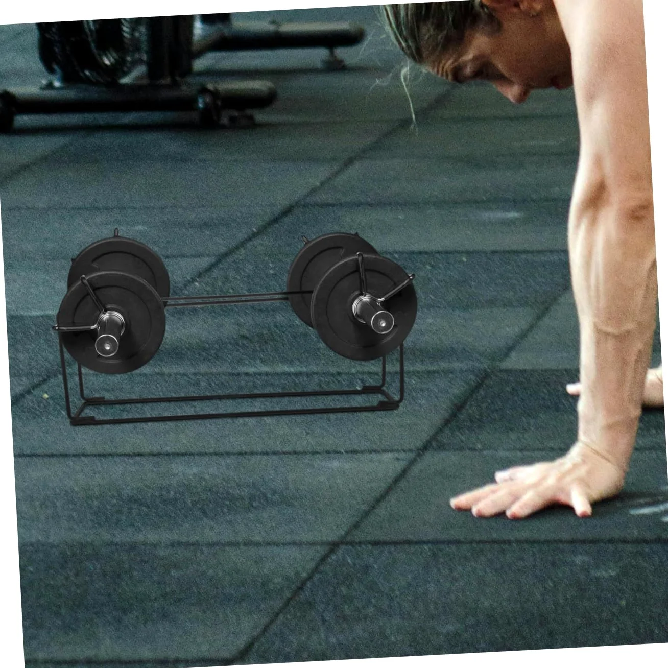 INOOMP 3pièces Support De Rangement Pour Haltères Étagère De Stockage Pour Dumbbells Et Barbell Accessoire De Fitness Pratique Pour Maison